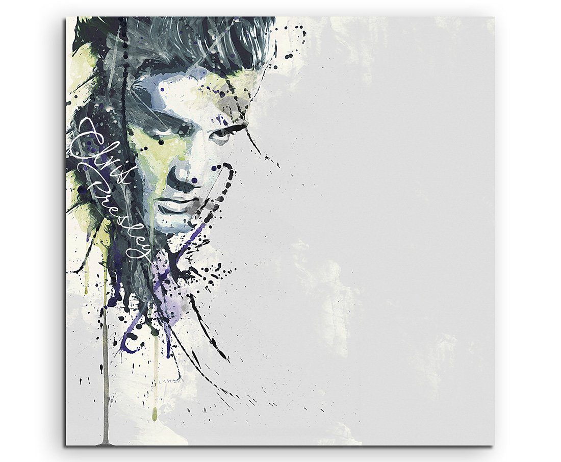 Sinus Art Leinwandbild Elvis Presley 60x60cm SA