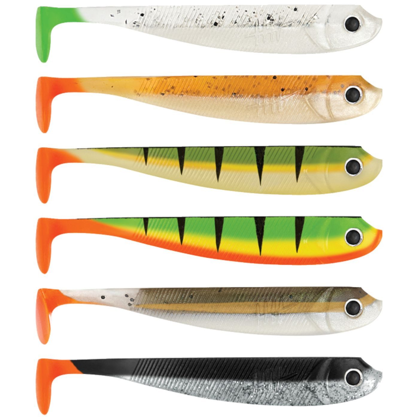 Kunstköder Lieblingsköder Gummiköder 5cm - 6 Gummifische