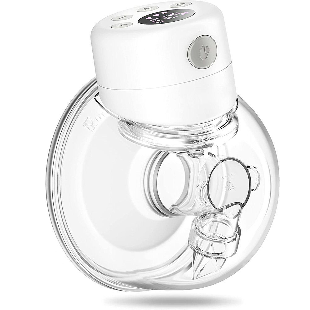 Babyflasche Tragbare Milchpumpe,Freihändig & Geräuscharm mit 3 Modi, 9 Stufen