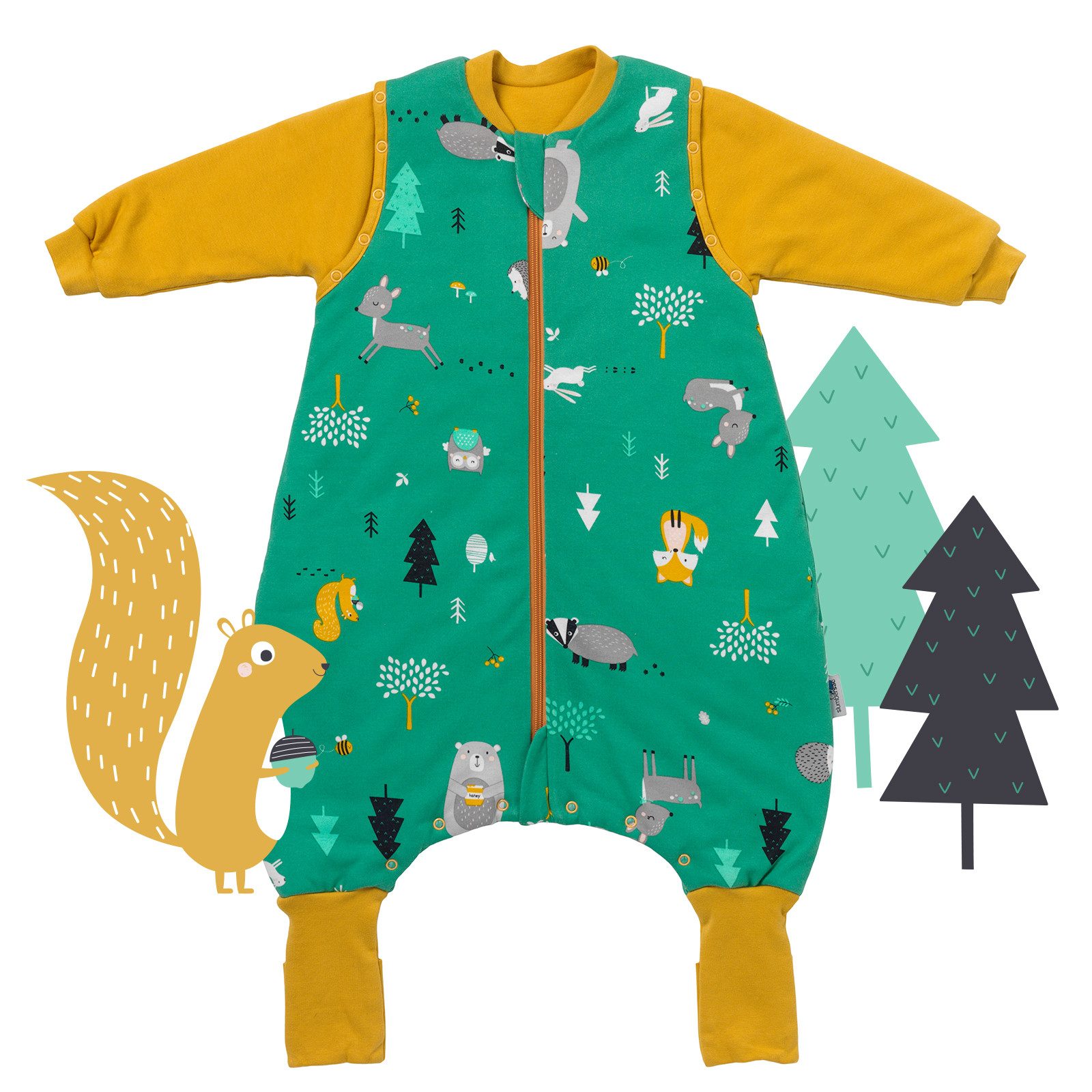 Schlummersack Kinderschlafsack Bio Schlafsack mit Füßen günstig online kaufen