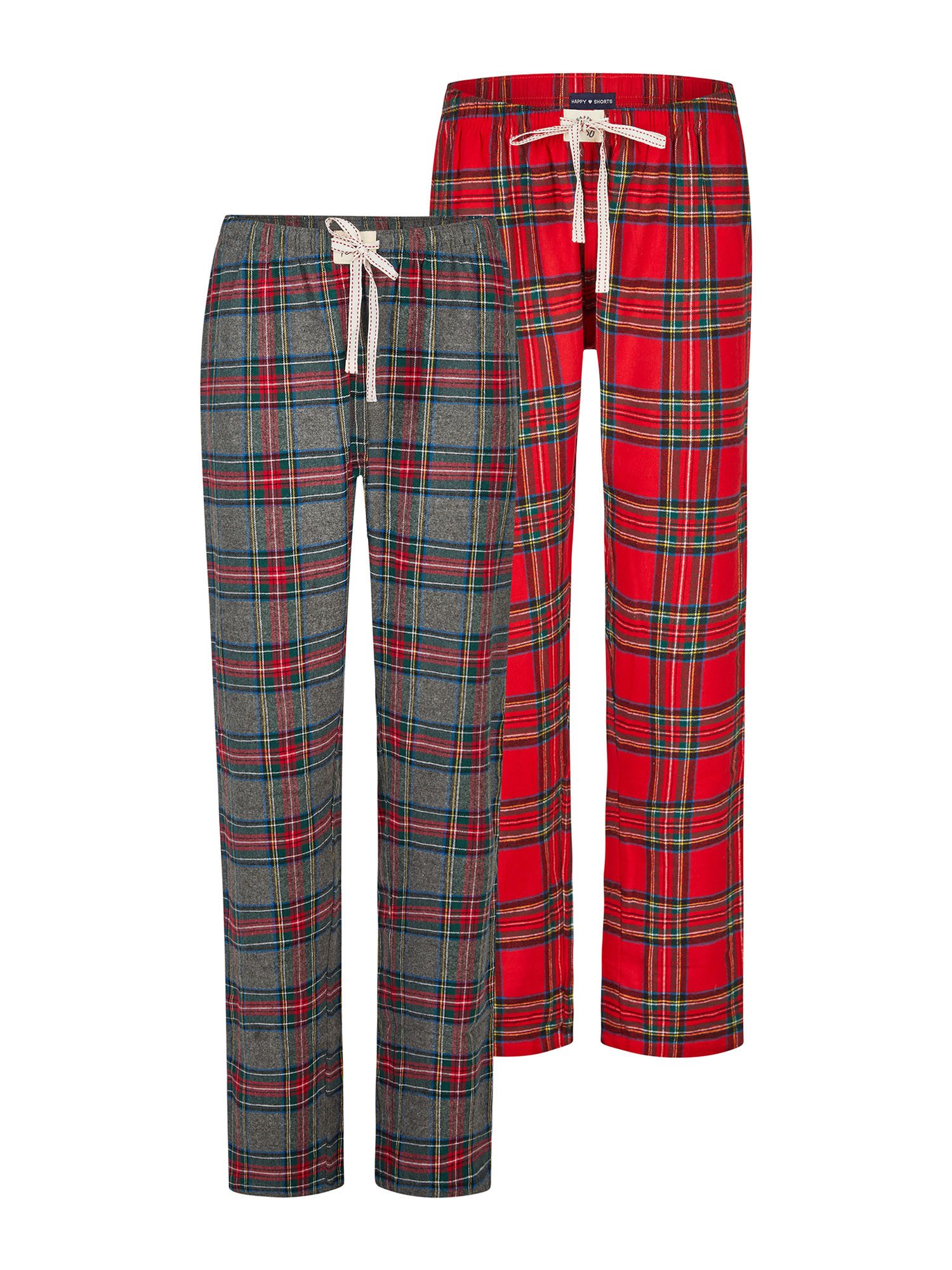 HAPPY SHORTS Pyjamahose Christmas (2-tlg) Schlafhose, Nacht Hose, Loungehos günstig online kaufen