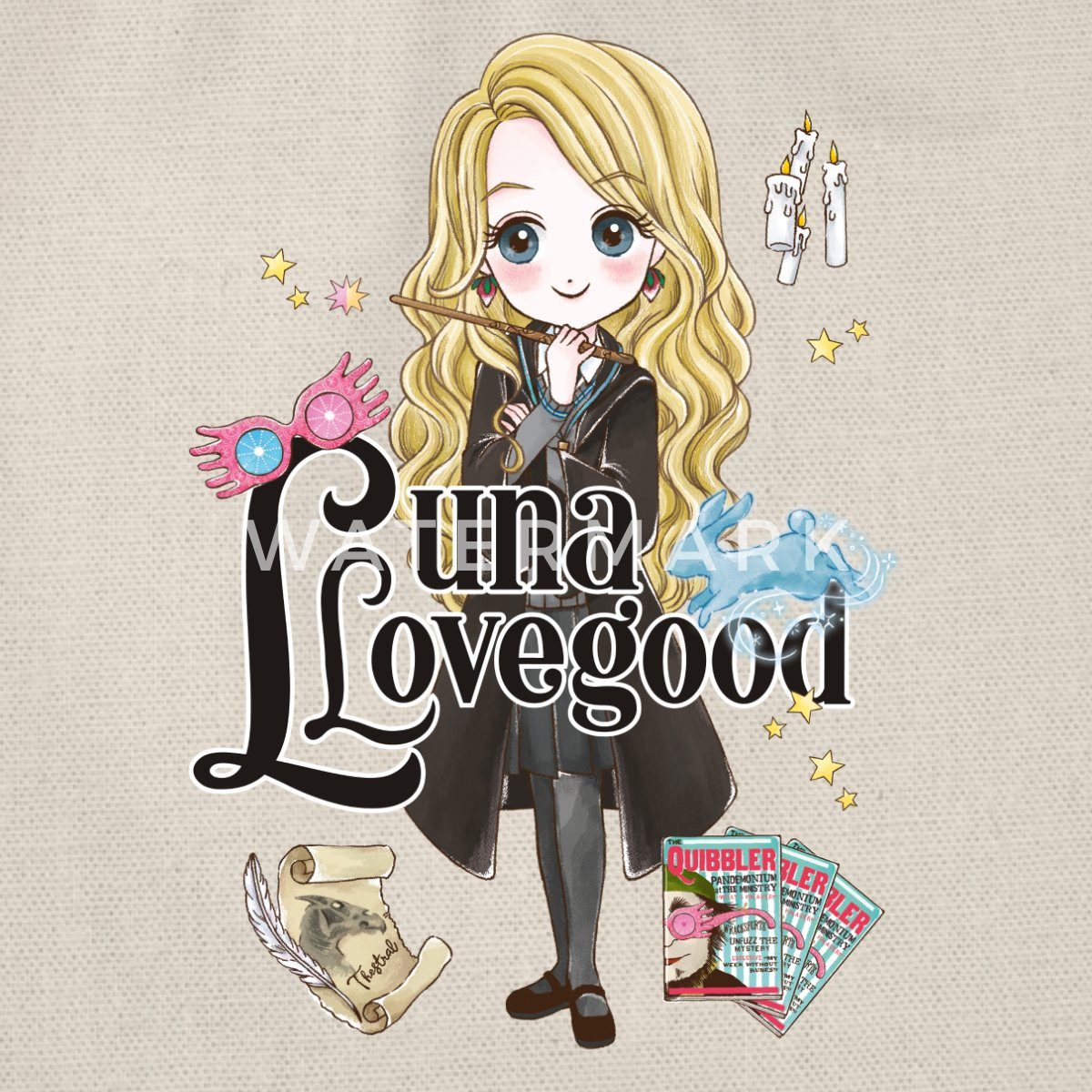 Spreadshirt Turnbeutel Harry Potter Luna Lovegood Turnbeutel (1-tlg)