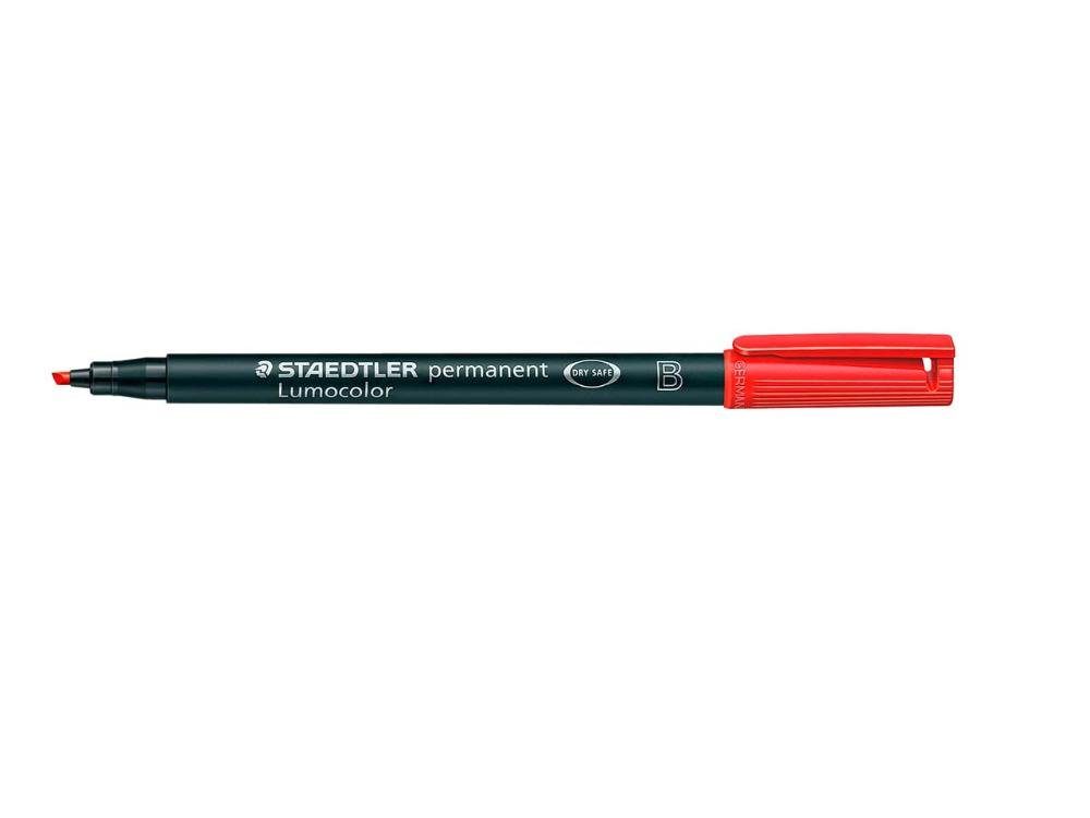 STAEDTLER Permanentmarker STAEDTLER Universalstift 'Lumocolor 314' breit per rot | Permanent-Marker