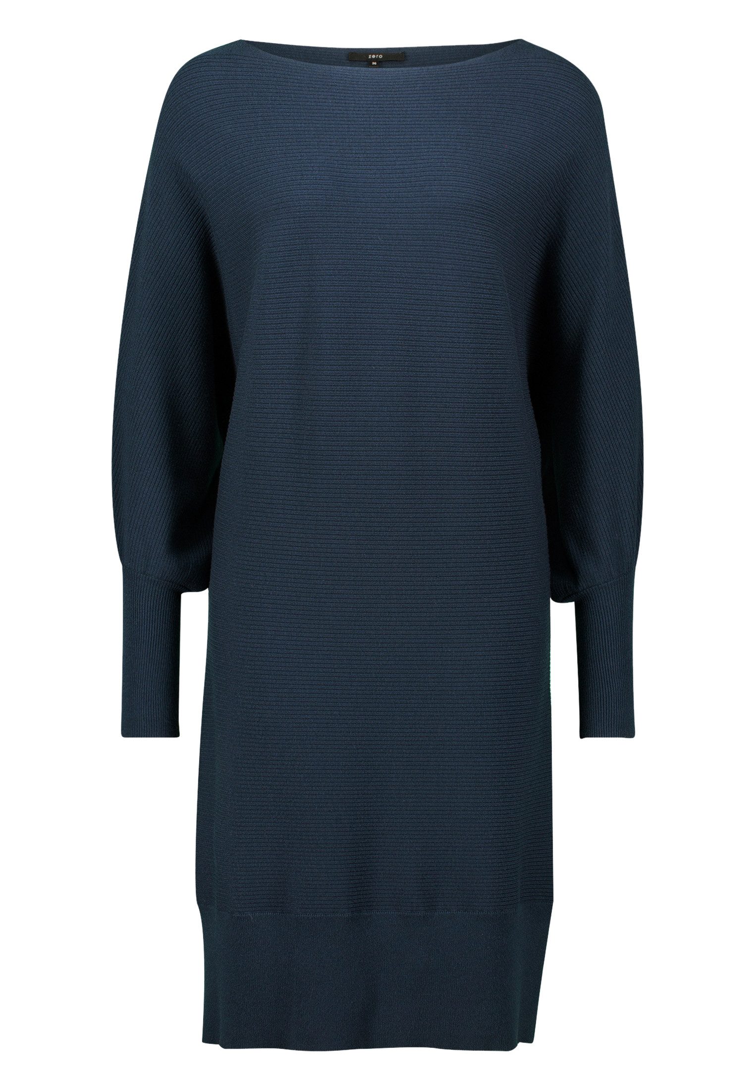 Zero Strickkleid Damen Strickkleid strukturiert U-Boot Ausschnitt Plain/ohn günstig online kaufen