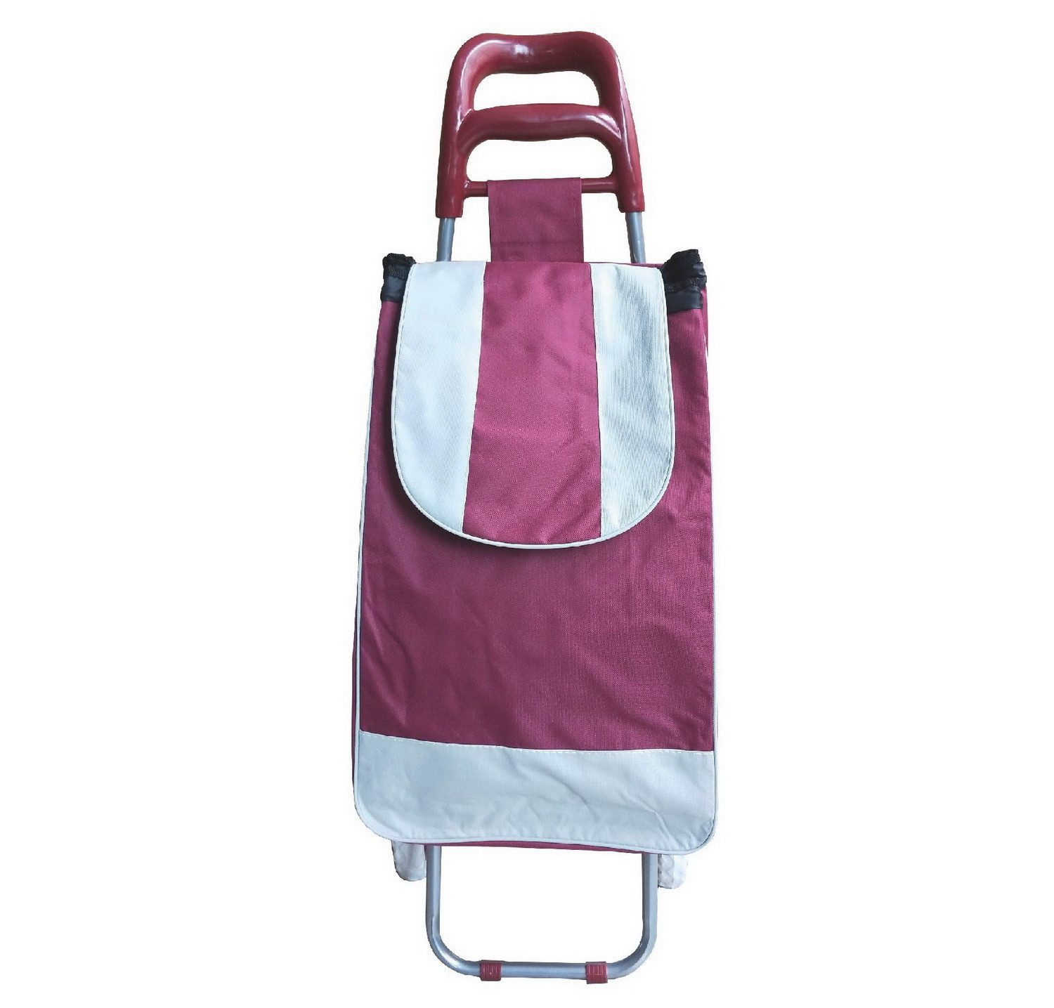 Michelino Einkaufstrolley fahrbare Einkauftasche Einkaufswagen Trolley Einkauf-Wagen, zusammenklappbar, ergonomisch geformter Griff