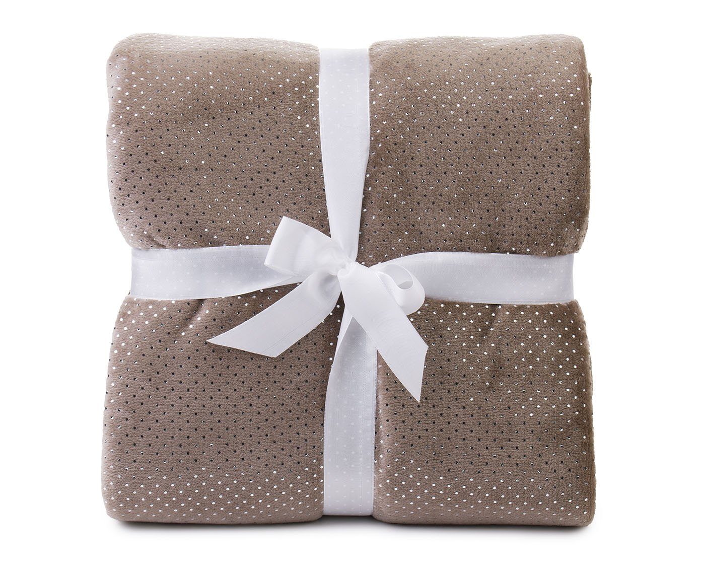 Wohndecke Glitzer-Flanell, HSC Home-Style-Creation GmbH, in günstig online kaufen