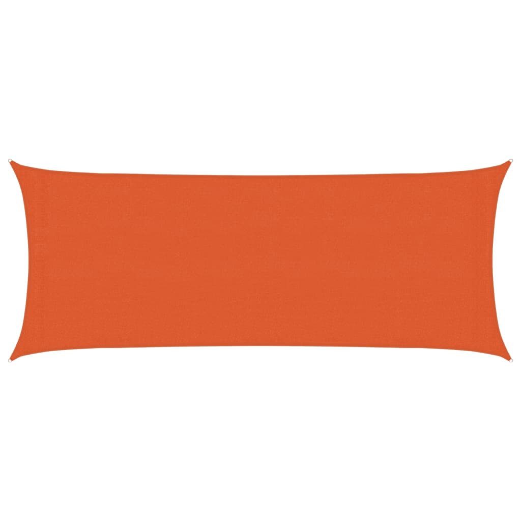 vidaXL Sonnensegel Sonnensegel 160 g/m² Orange 2x5 m HDPE, (1-tlg)