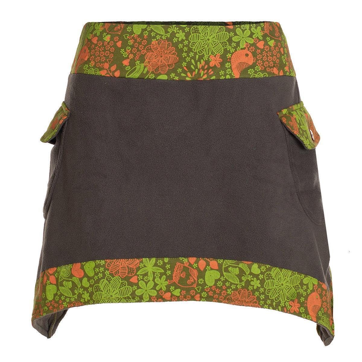 Vishes Minirock Thermorock warmer Damen Winterrock günstig online kaufen