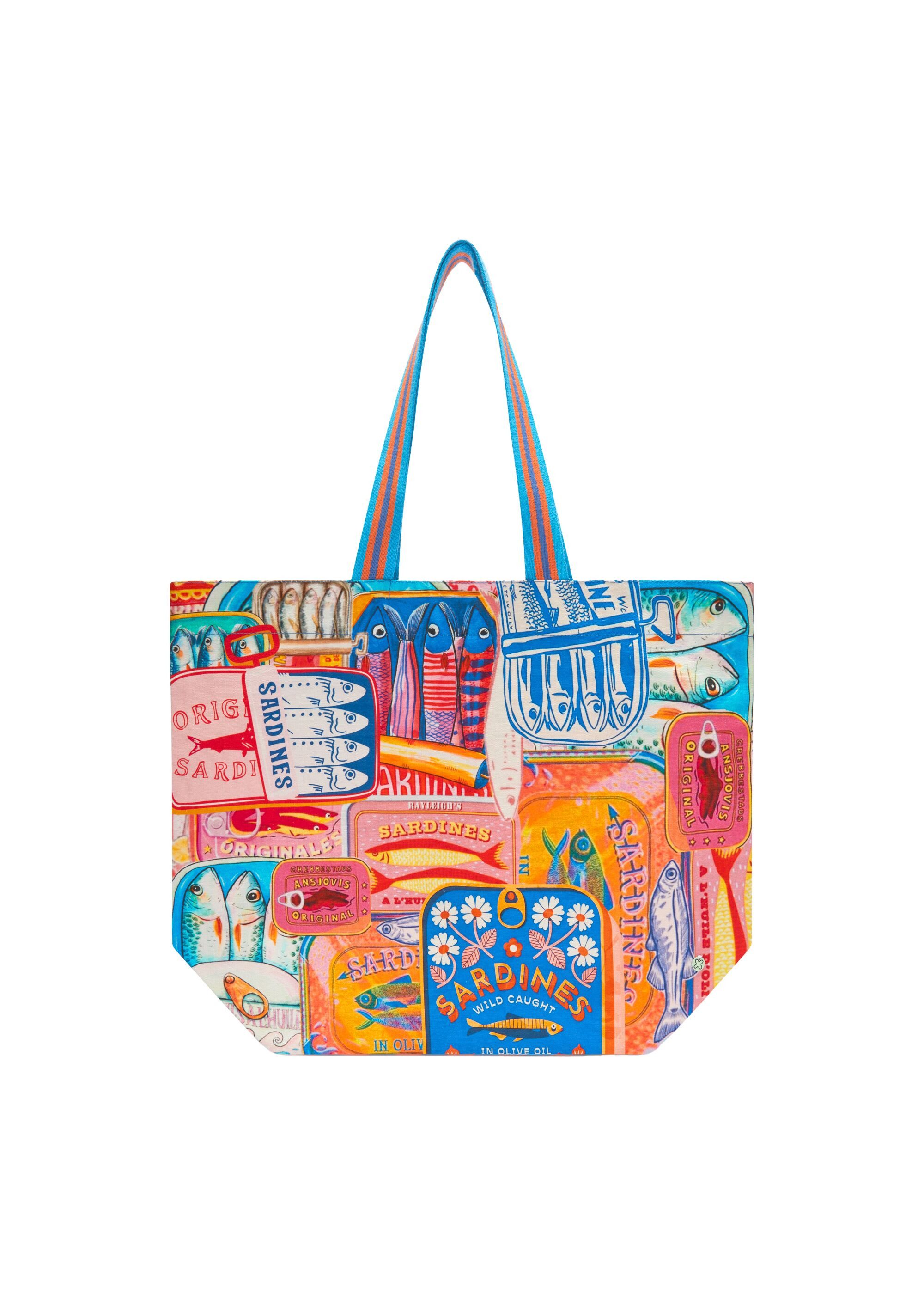 Codello Shopper, mit Sardinenmotiven