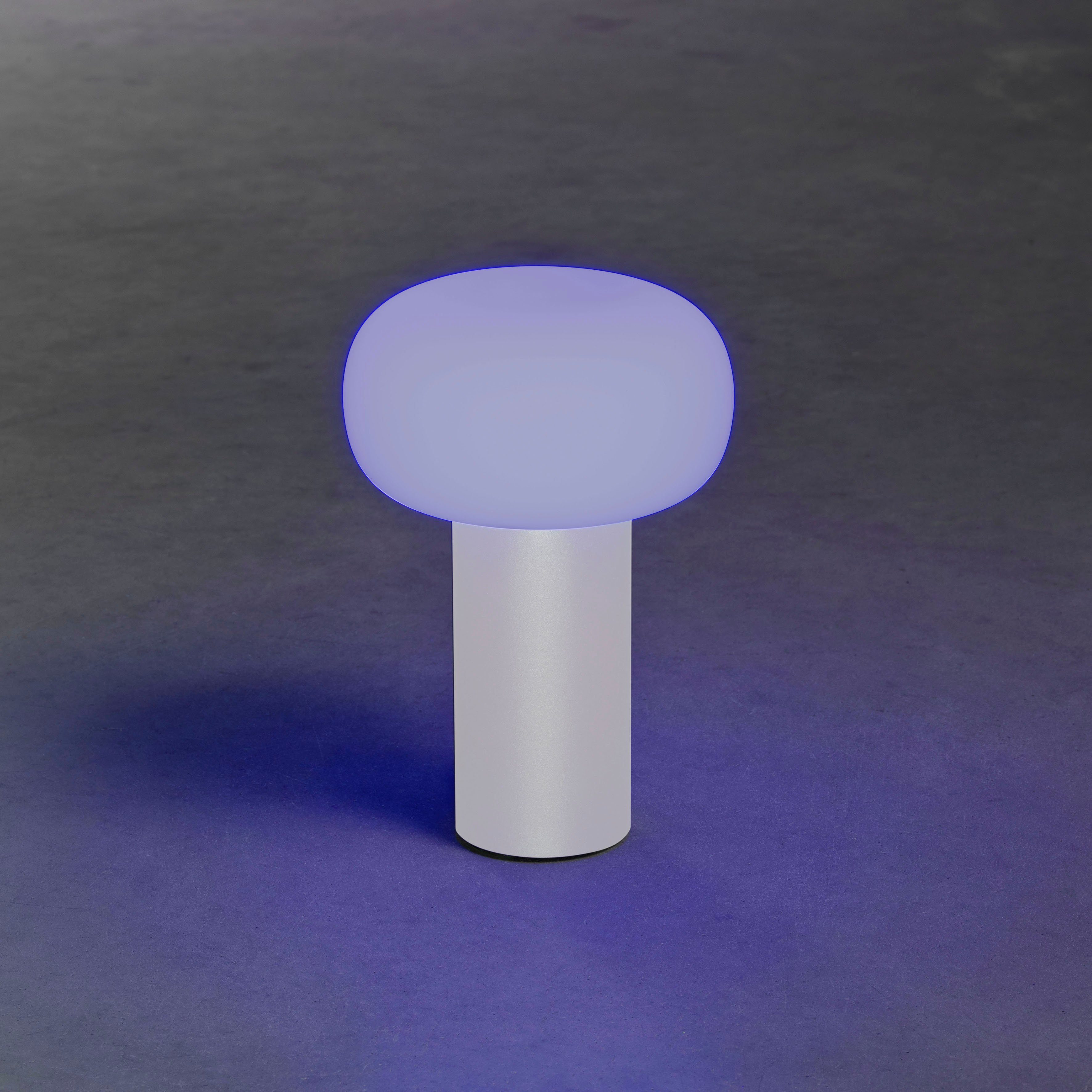 KONSTSMIDE LED Tischleuchte Antibes, LED fest integriert, RGB, Antibes USB- Tischleuchte weiß, 2700/3000/4000K+RGB, dimmbar | Tischlampen