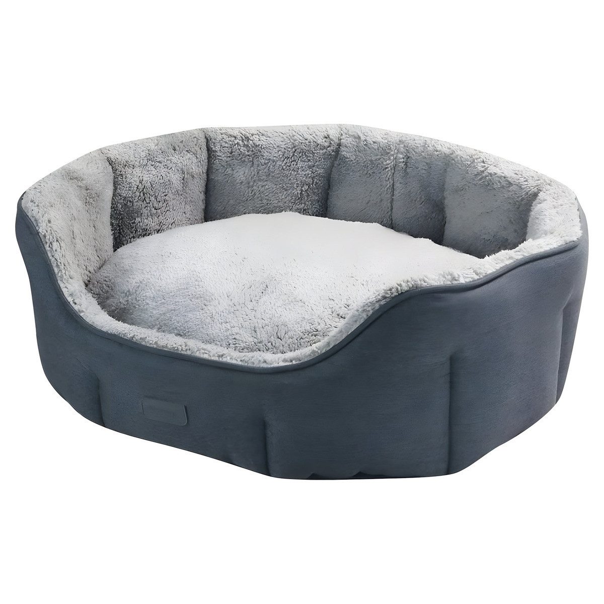 Tierbett Hundebett Lica oval grau