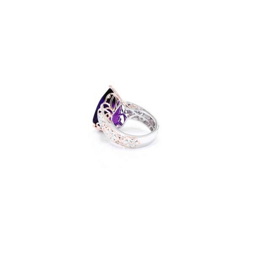Cavill Silberring Brasilianischer Amethyst Sterling Silber Ring (1-tlg)