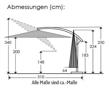 Schneider Schirme Ampelschirm Venus