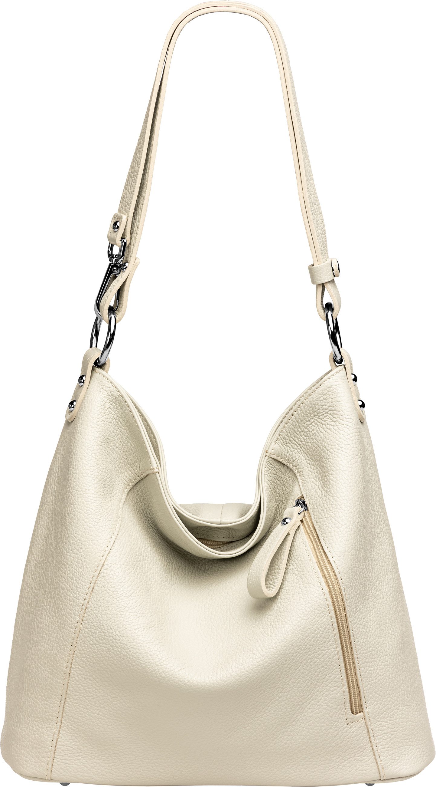 Schultertasche 2-in-1 Leder Umhängetasche Damen Tasche -PREMIUM LINE - Modell No.806