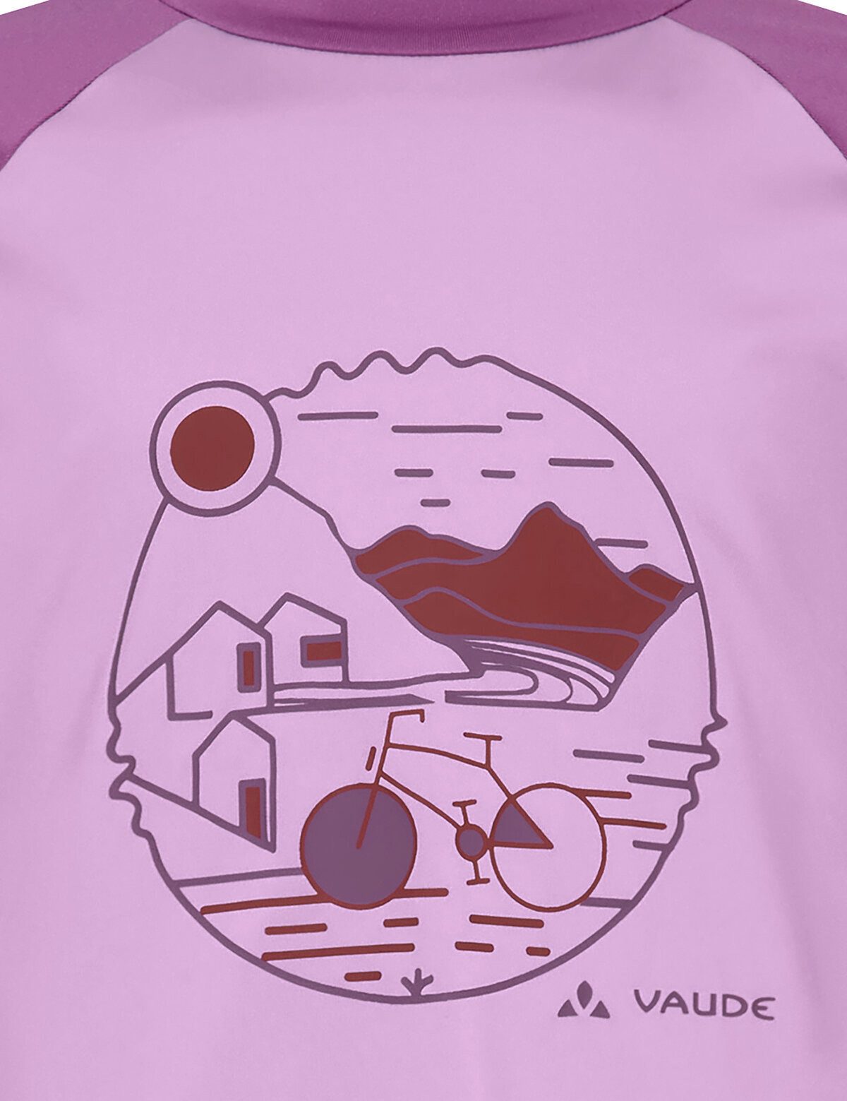 VAUDE Rundhalspullover Kids Solaro LS T-Shirt III (1-tlg) Kinder Langarmshirt mit hohem UV-Schutz