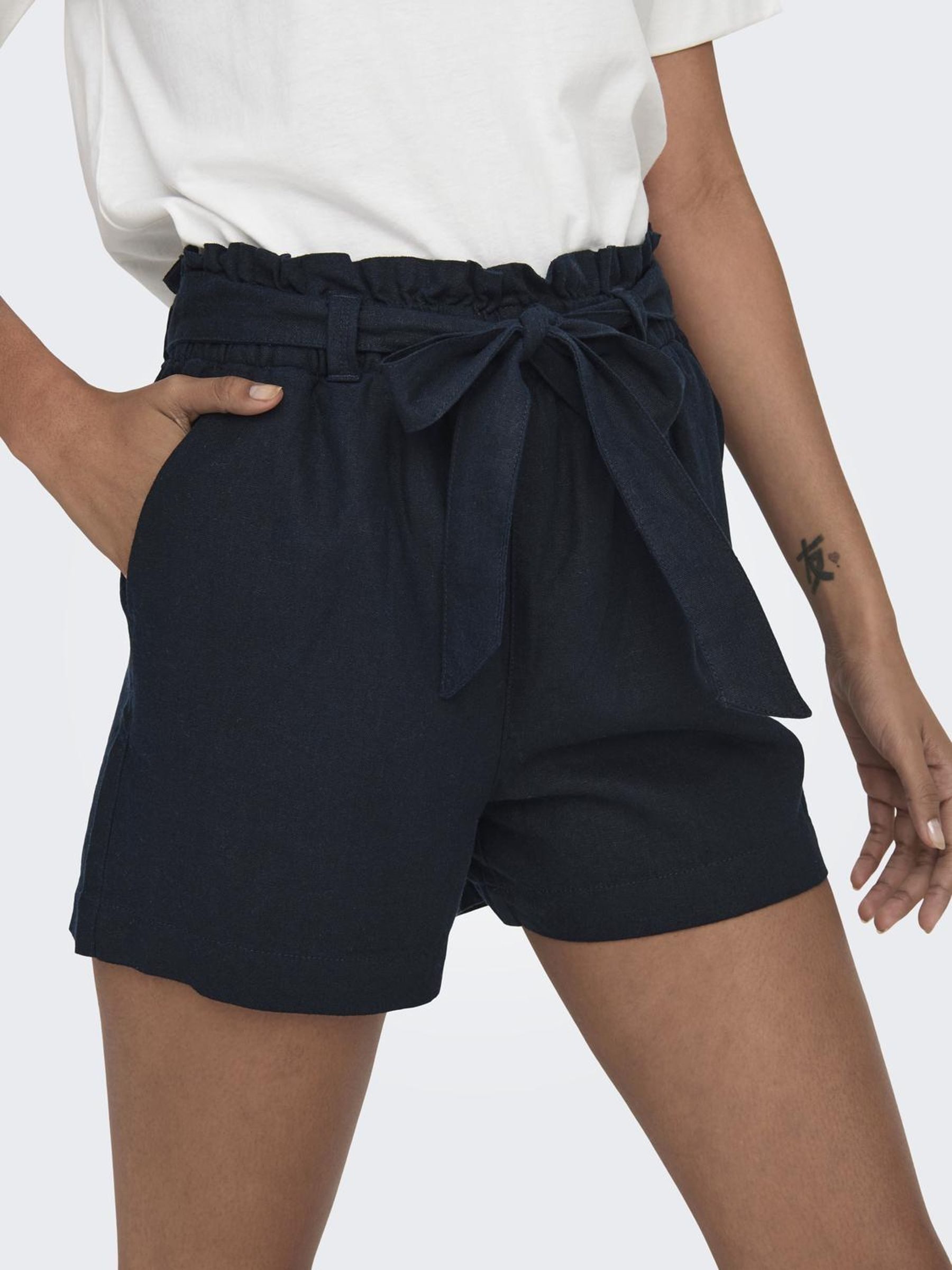 JDY Shorts JDYSAY MW LINEN SHORTS WVN NOOS günstig online kaufen