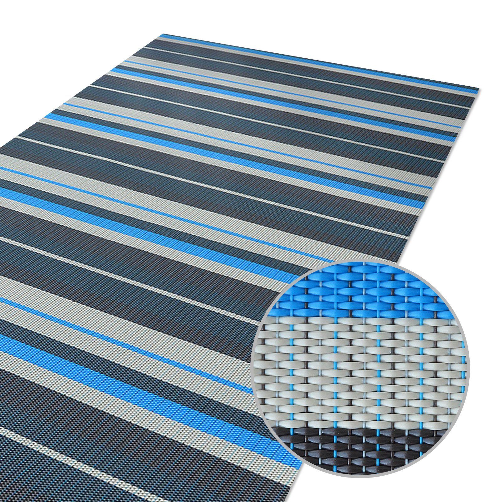 casa pura Badematte Ravenna, Badteppich erhältlich in 5 Größen, rutschfest, Höhe 3 mm, rechteckig, schnell trocknend, antibakteriell