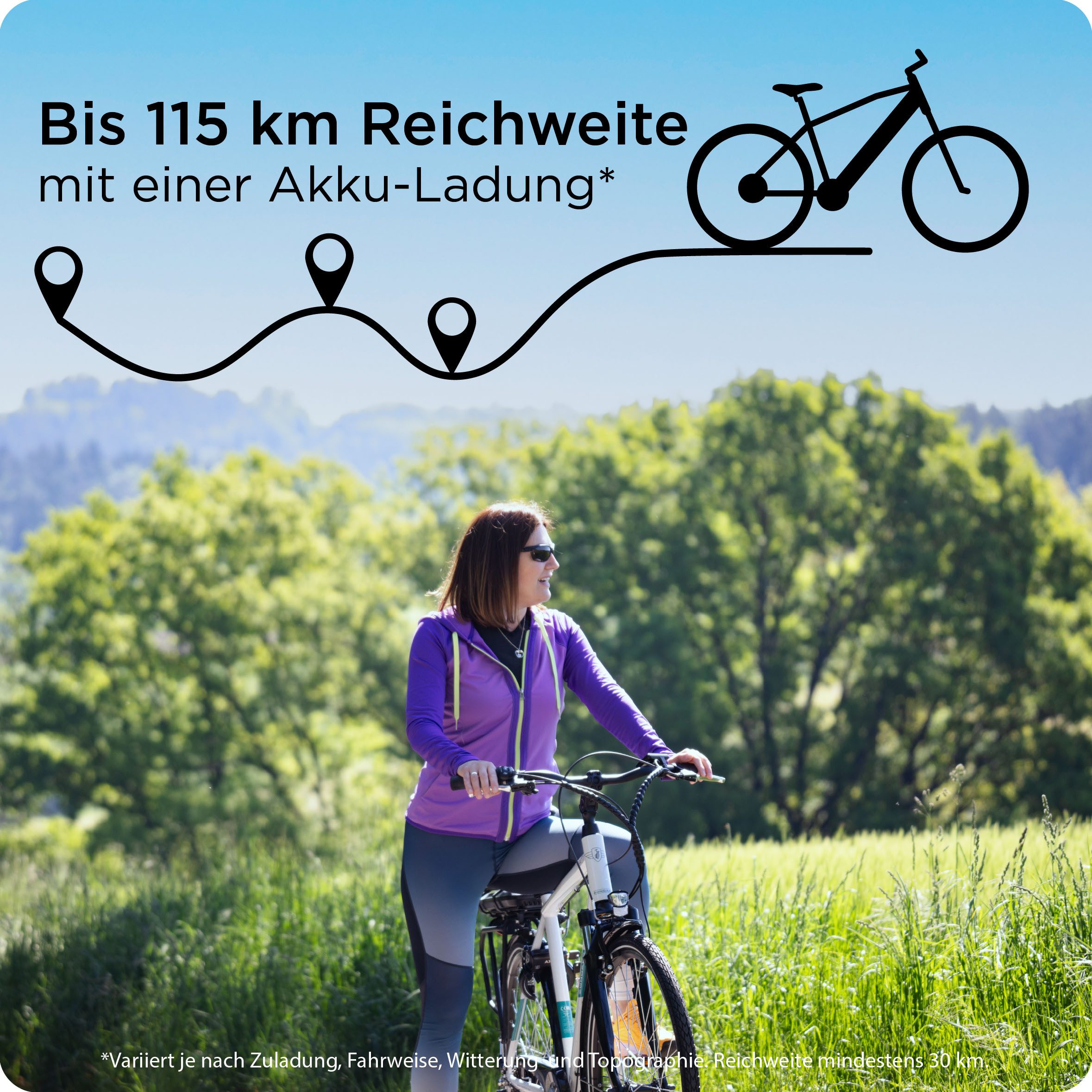 Zündapp E-Bike Trekkingrad Z807, 7 Gang Shimano Altus Schaltwerk, Kettenschaltung, Heckmotor, 468 Wh, Pedelec, Elektrofahrrad für Damen und Herren
