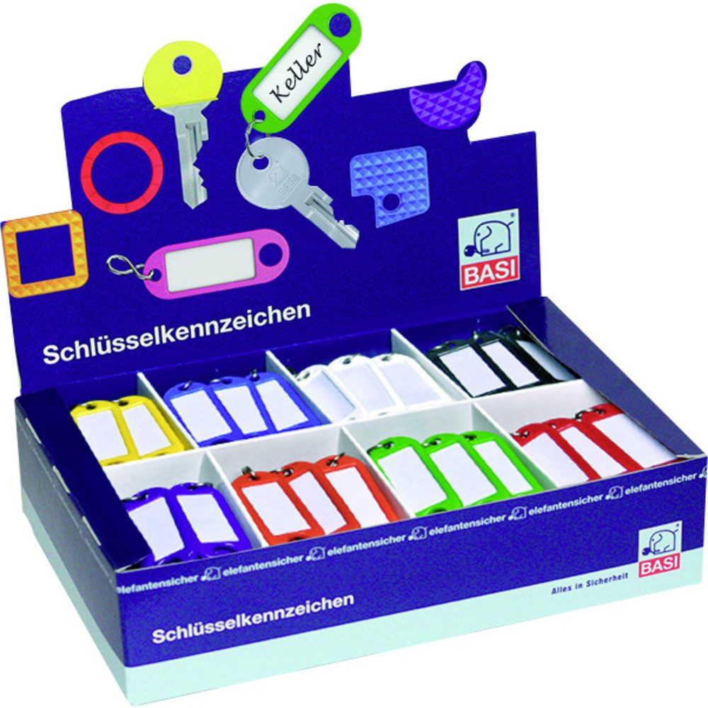 Schlüsselanhänger Basi Schlüsselanhänger 8510-9010 8-farbig 1 Set