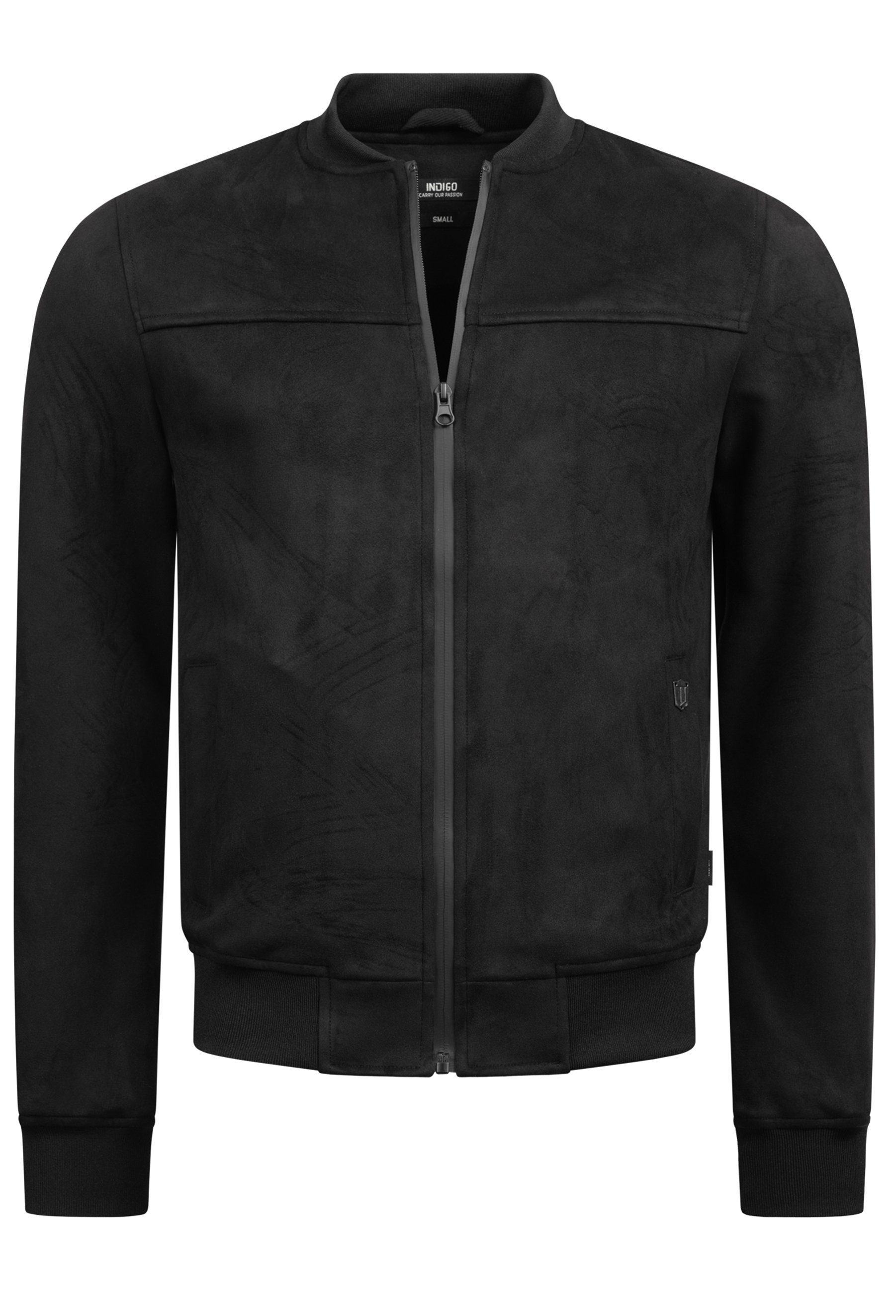 Indicode Sommerjacke Ibon Kunstlederjacke mit Stehkragen günstig online kaufen