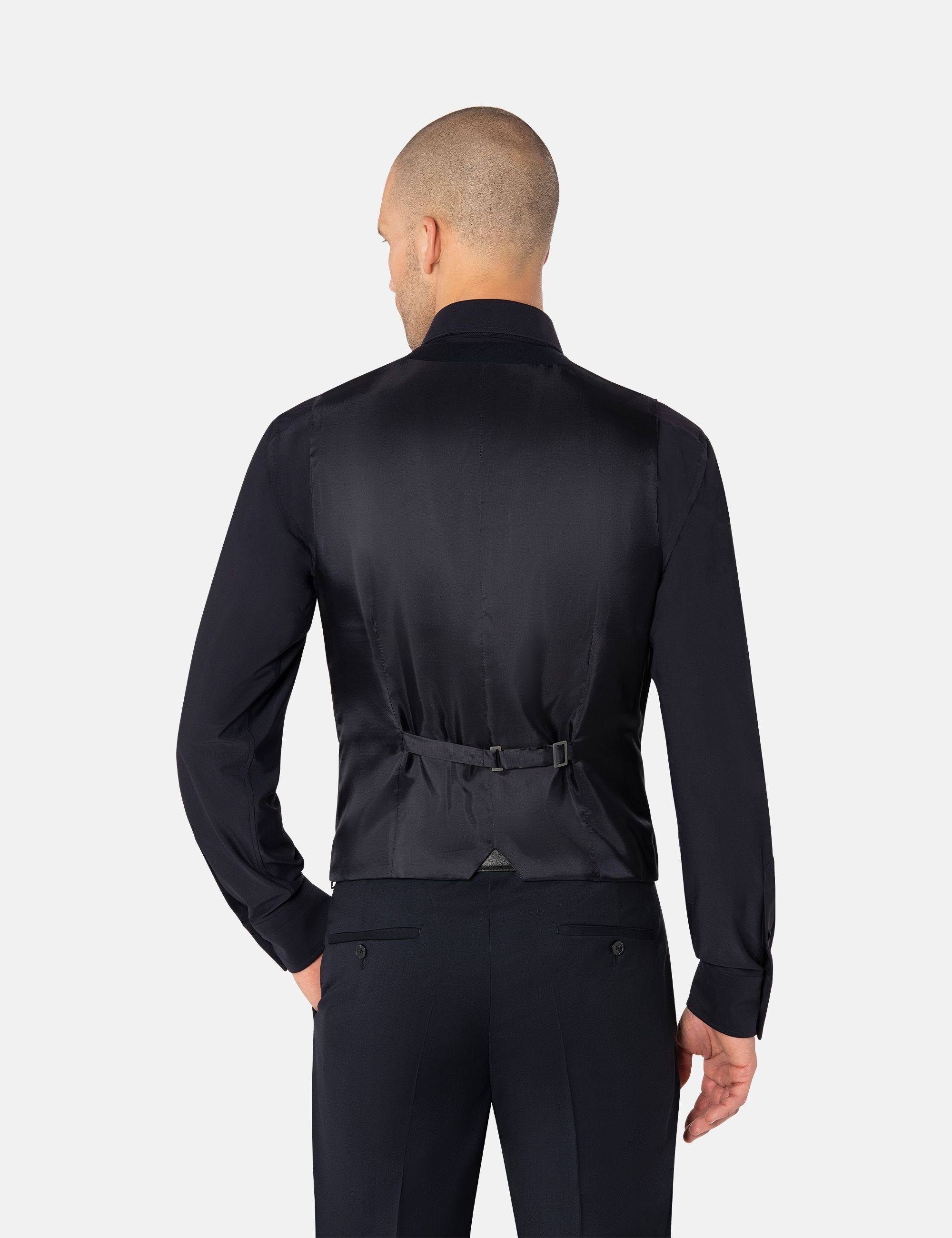 BENVENUTO. Anzugweste ENZO (1-tlg) mit Doppelpaspeltaschen