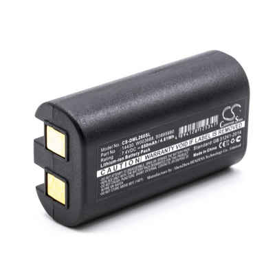 vhbw kompatibel mit Dymo LabelManager PnP, 260, 260P, 280 Akku Li-Ion 650 mAh (7,4 V)