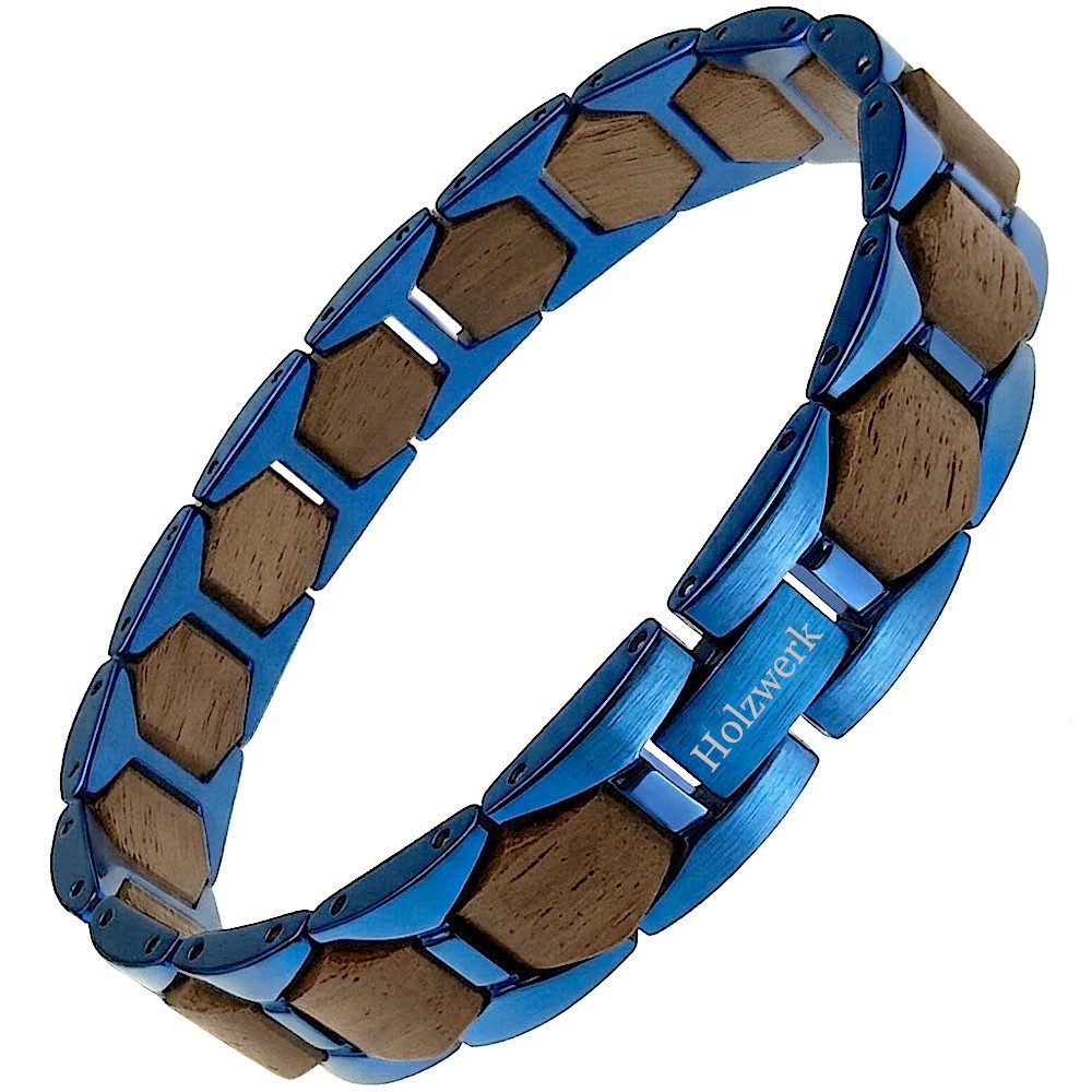 Holzwerk Armband Designer Holz Armband, Armkette Gliederarmband, Holz Unikate inkl. Armbandkürzer, ideal als Geschenk