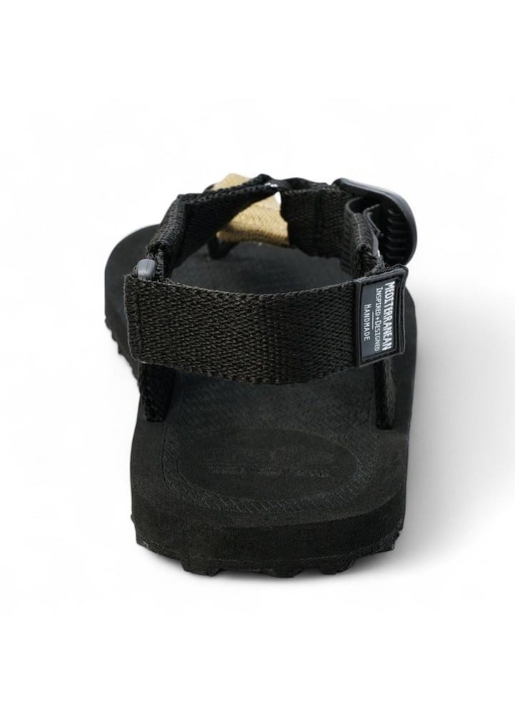 rrat's Y-Gravel schwarz/beige Sandale
