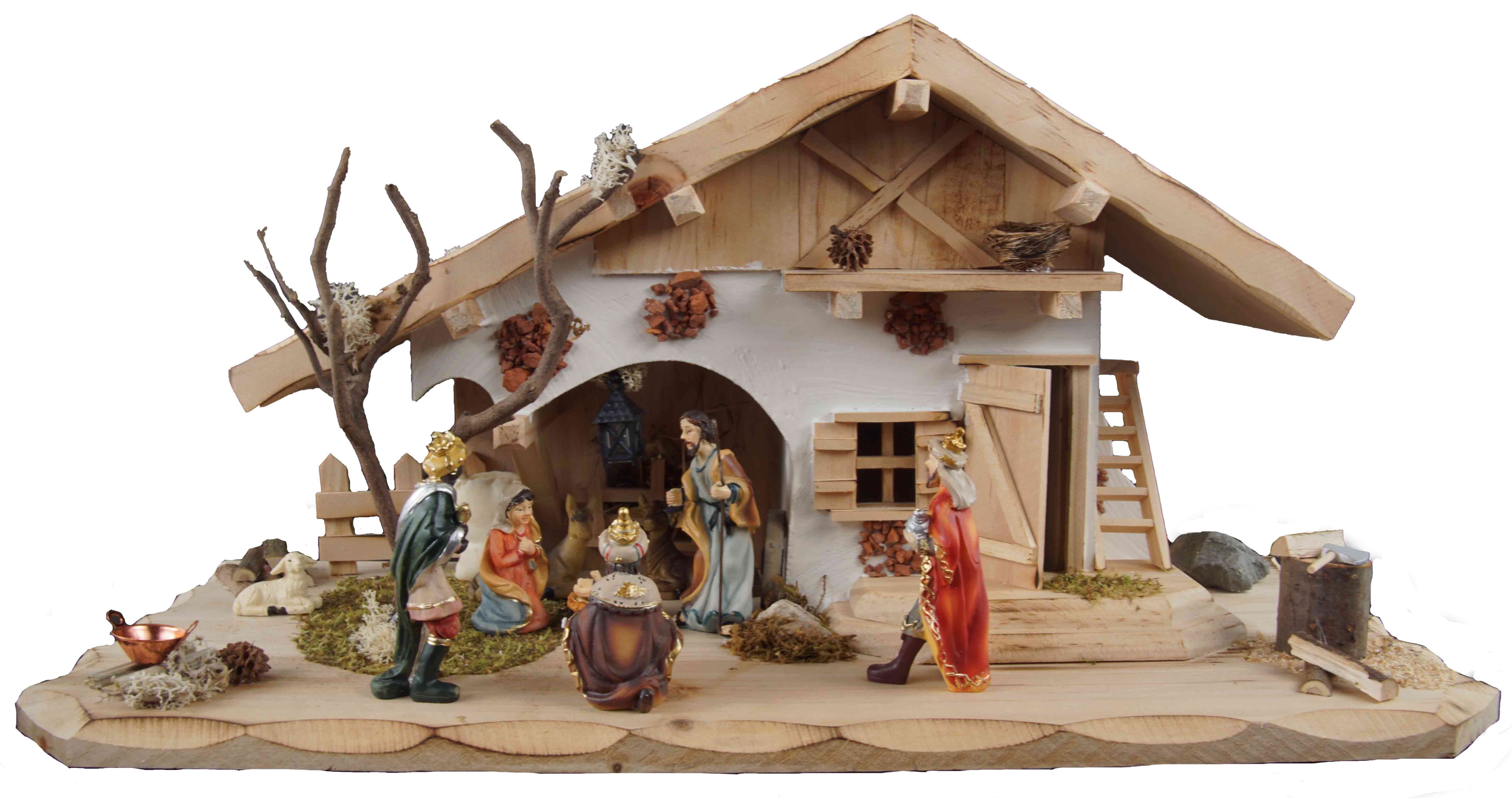 Krippenursel Krippe Weihnachtskrippe Etzelwang inkl. Figurensatz K132