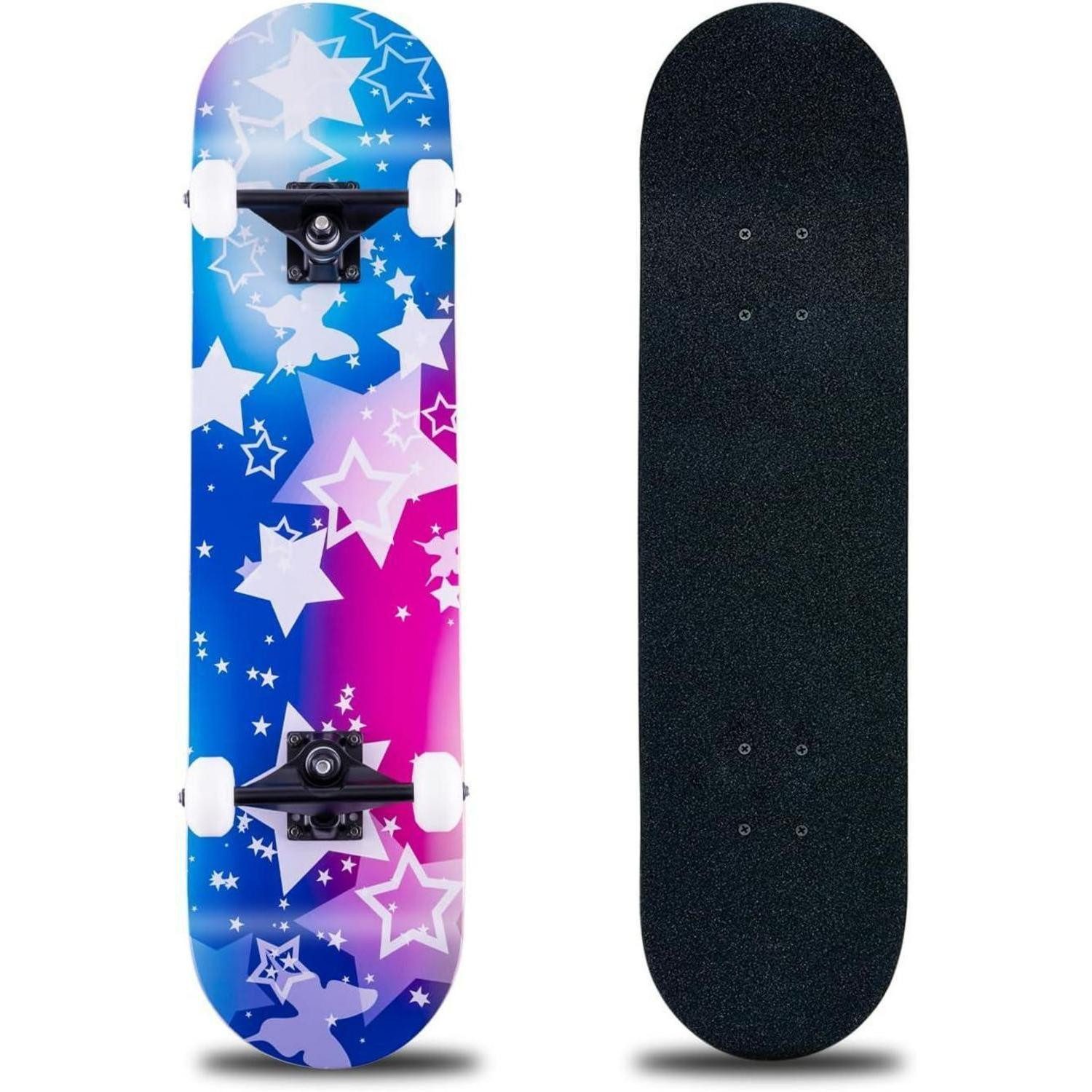 LuxusKollektion Skateboard Skateboard 31x8 Zoll Ahorn 8lagig ABEC11 95A Rollen Dream