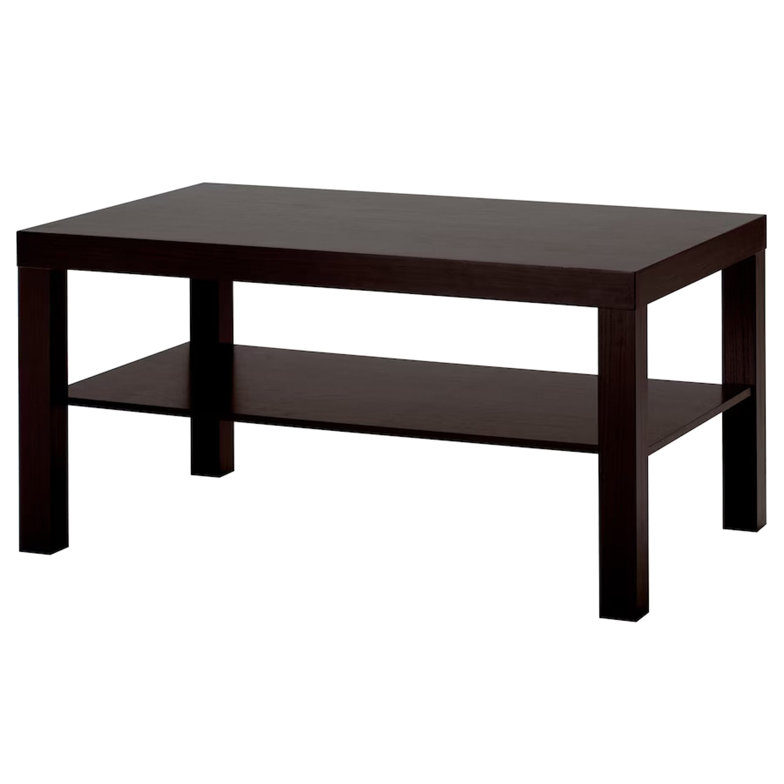 IKEA Couchtisch LACK Schwarzbrauner Couchtisch 90x55 cm IKEA