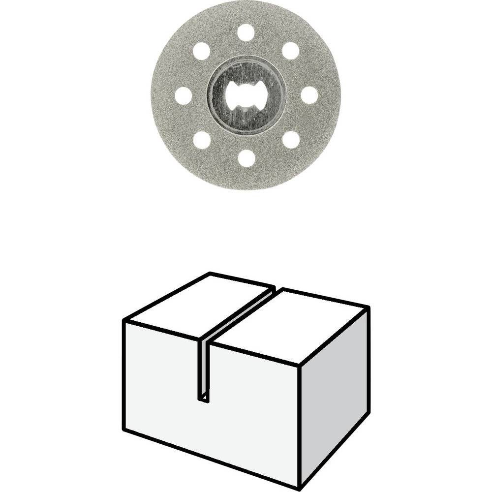 DREMEL Diamanttrennscheibe Diamant-Trennscheibe SpeedClick 2615S545JB