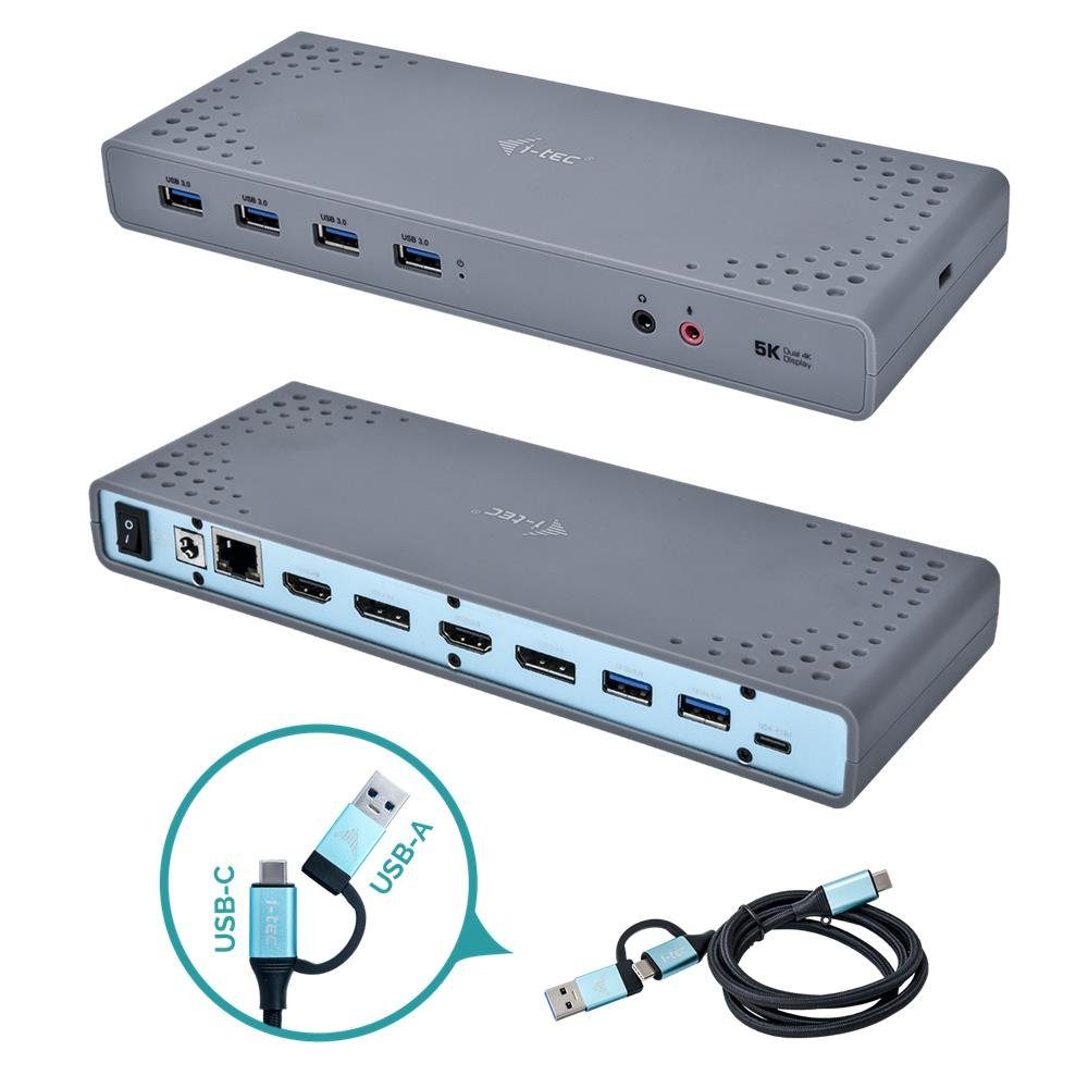 Laptop-Dockingstation USB 3.0 / USB-C / Thunderbolt 3