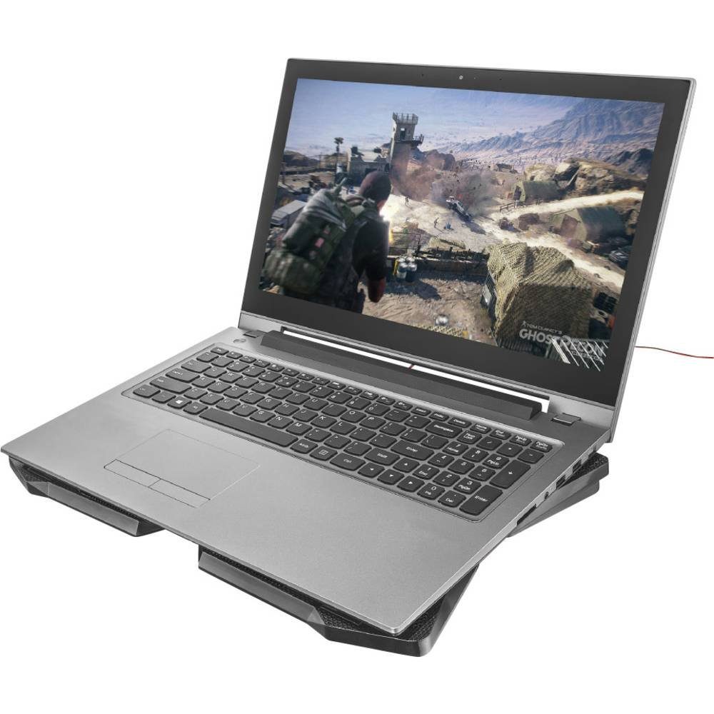 Laptoptisch mit GXT Trust Kühler YOZU Notebook-Ständer 278