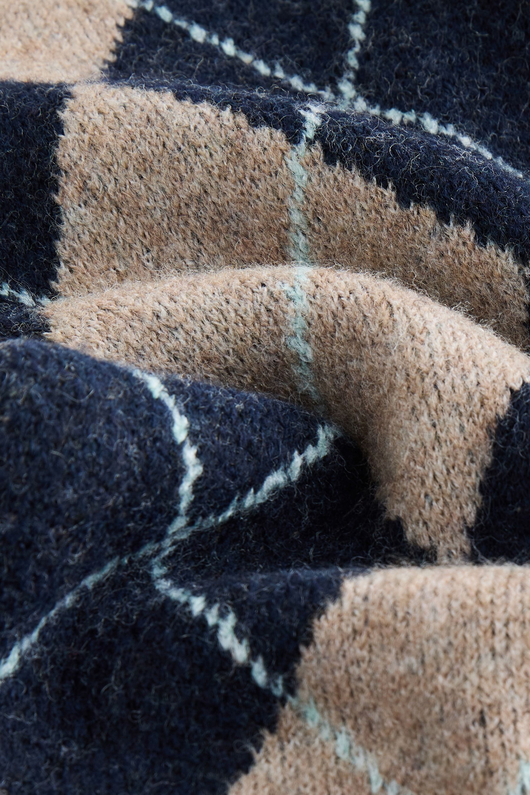 Next Strickpullover Pullover mit Kragenlage, Print günstig online kaufen
