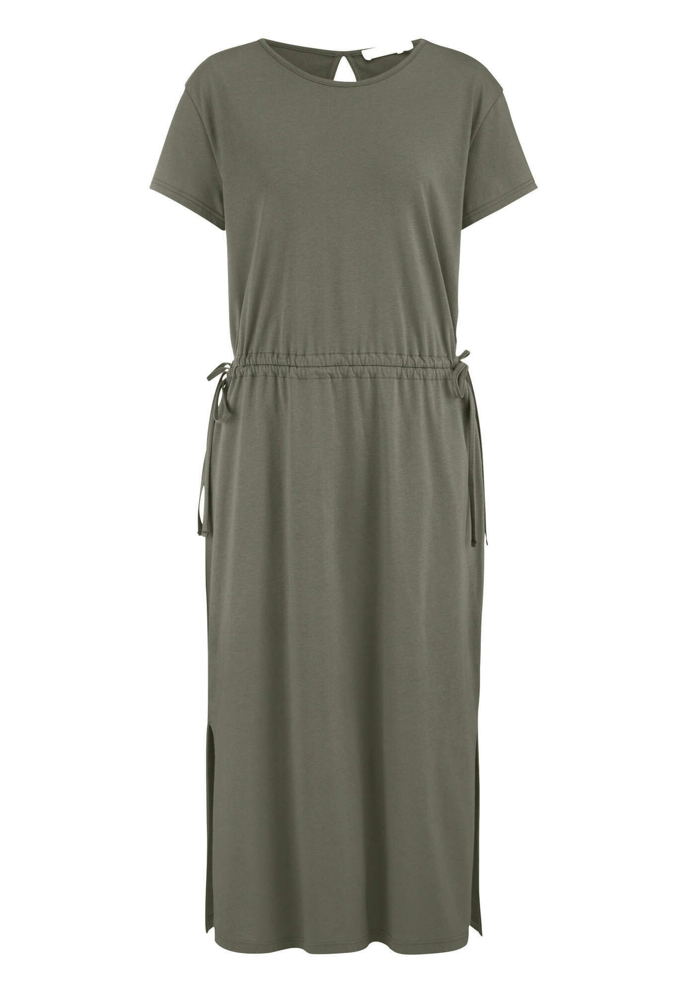 Hessnatur Jerseykleid Midi Regular aus reiner Bio-Baumwolle (1-tlg)