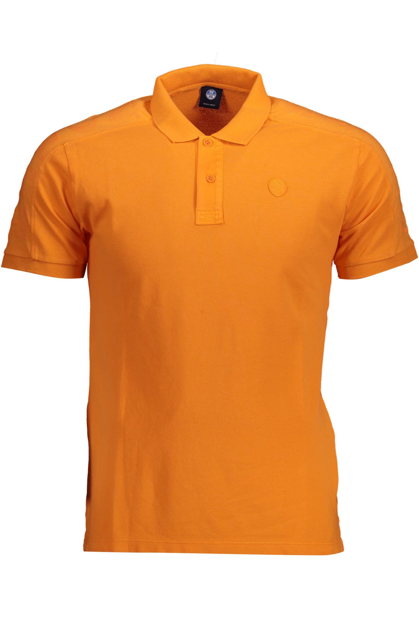 North Sails Poloshirt Herren Poloshirt Orange: Kurzarm, Natürlich, Mit