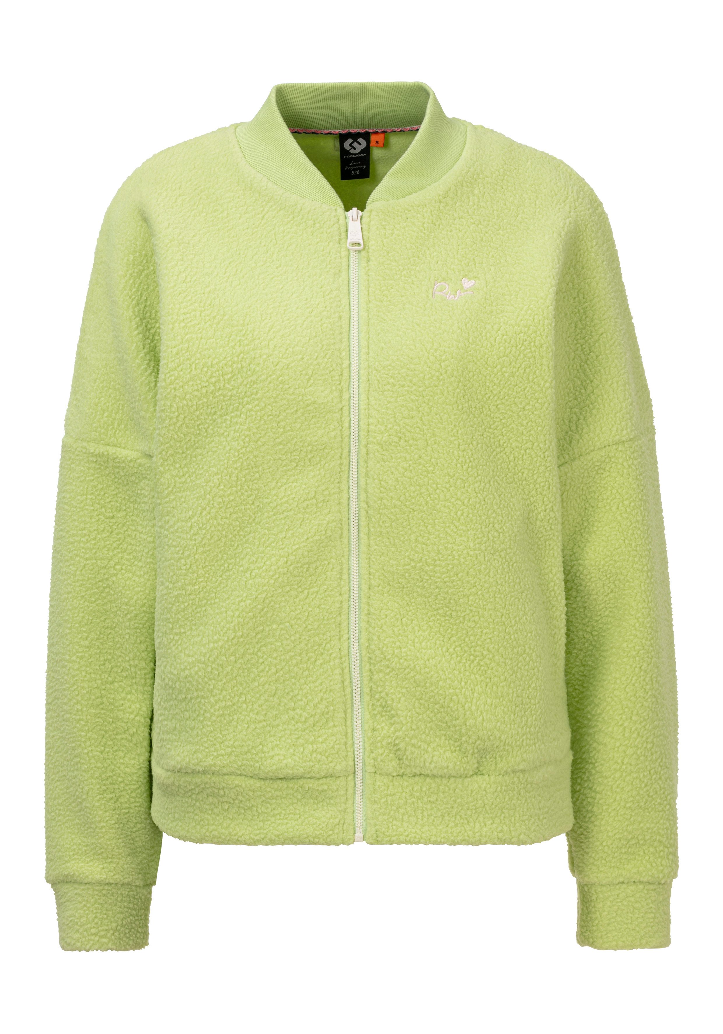 Ragwear Sweatjacke DORON FLEECE mit Reißverschluss, aus Polyester und Fleece, taillenbedeckte Passform