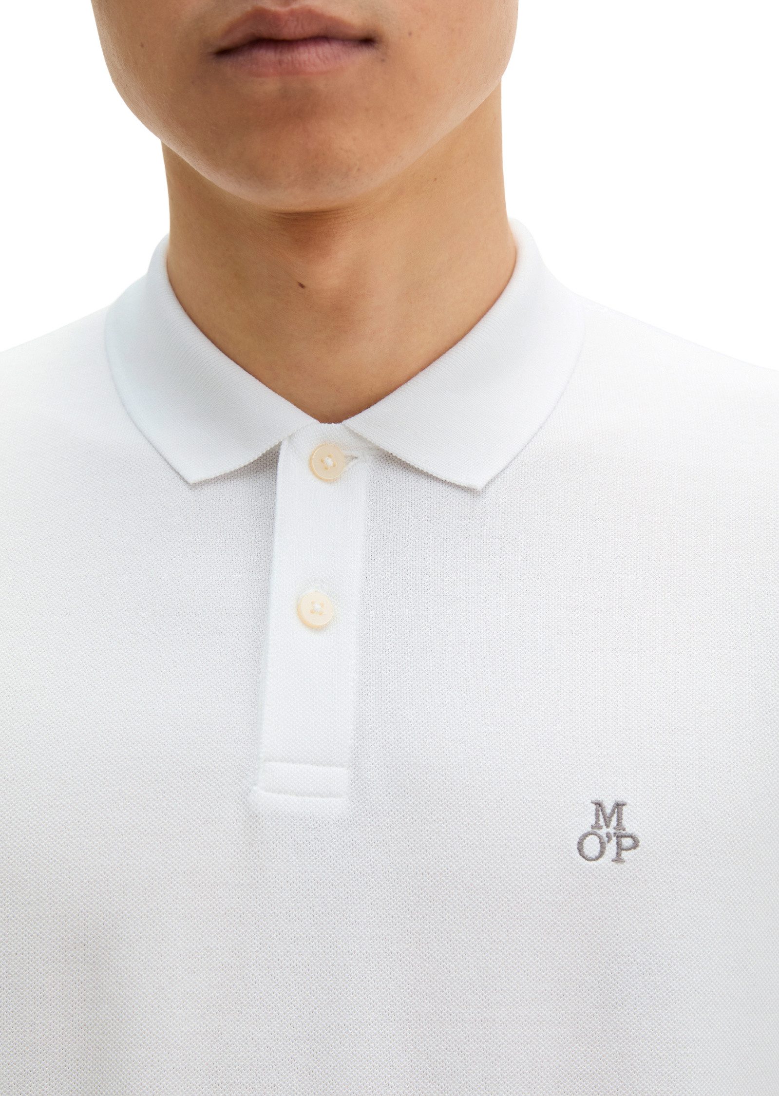 Marc O'Polo Poloshirt aus reiner Bio-Baumwolle – Bild 4 von 5