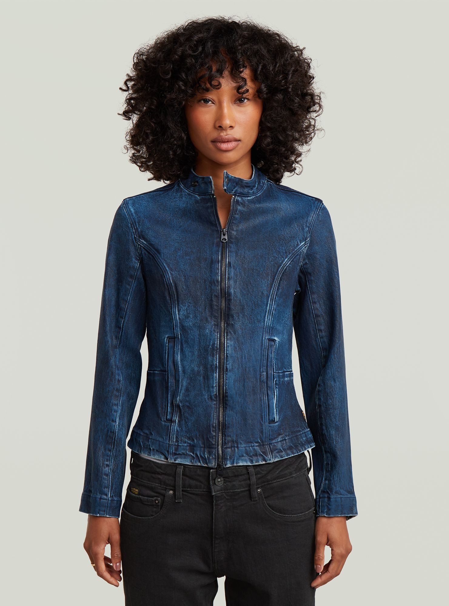 G-STAR Langarmshirt Moto Slim Overshirt