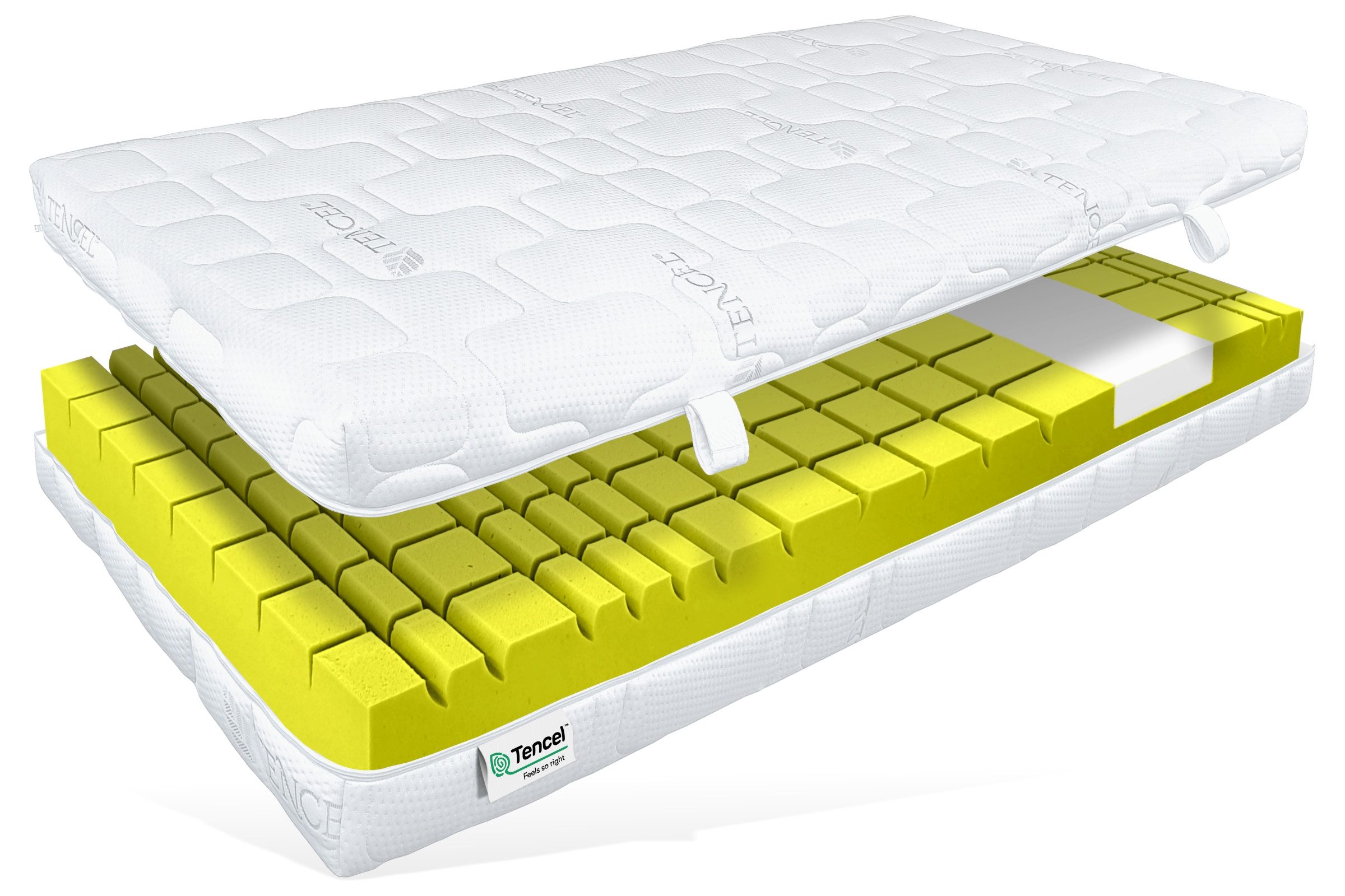 Kaltschaummatratze Terramed Visco 9 Zonen Matratze Visco-Schulterzone bester Kaltschaum, Matratzen Perfekt, 24 cm hoch, (Patentierte Würfelschnitt Technik, optimale Anpassung), hohes Raumgewicht und Visco - Schulterzone