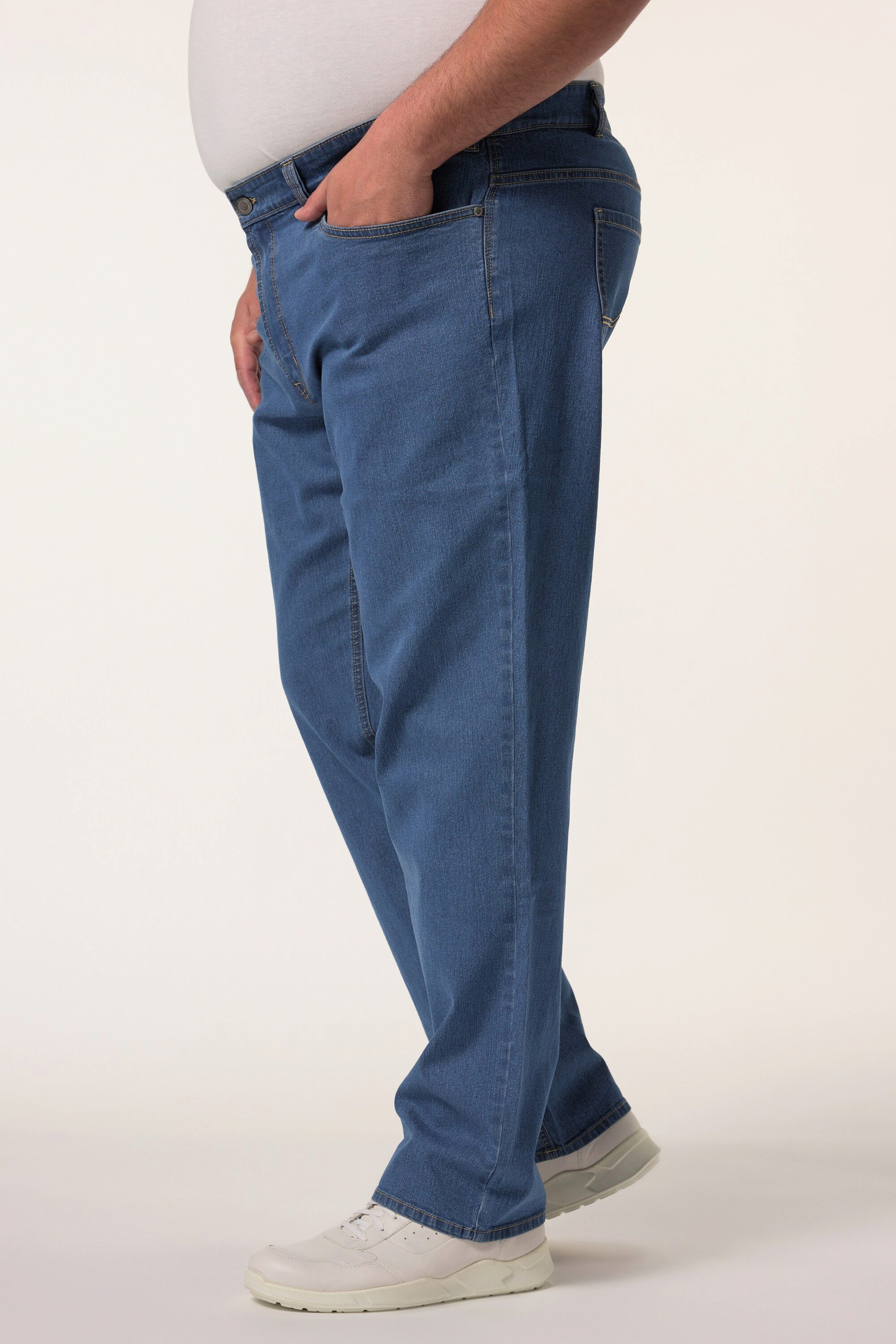 Men Plus 5-Pocket-Jeans Jeans Bauchfit Denim Regular Fit 5-Pocket – Bild 4 von 5