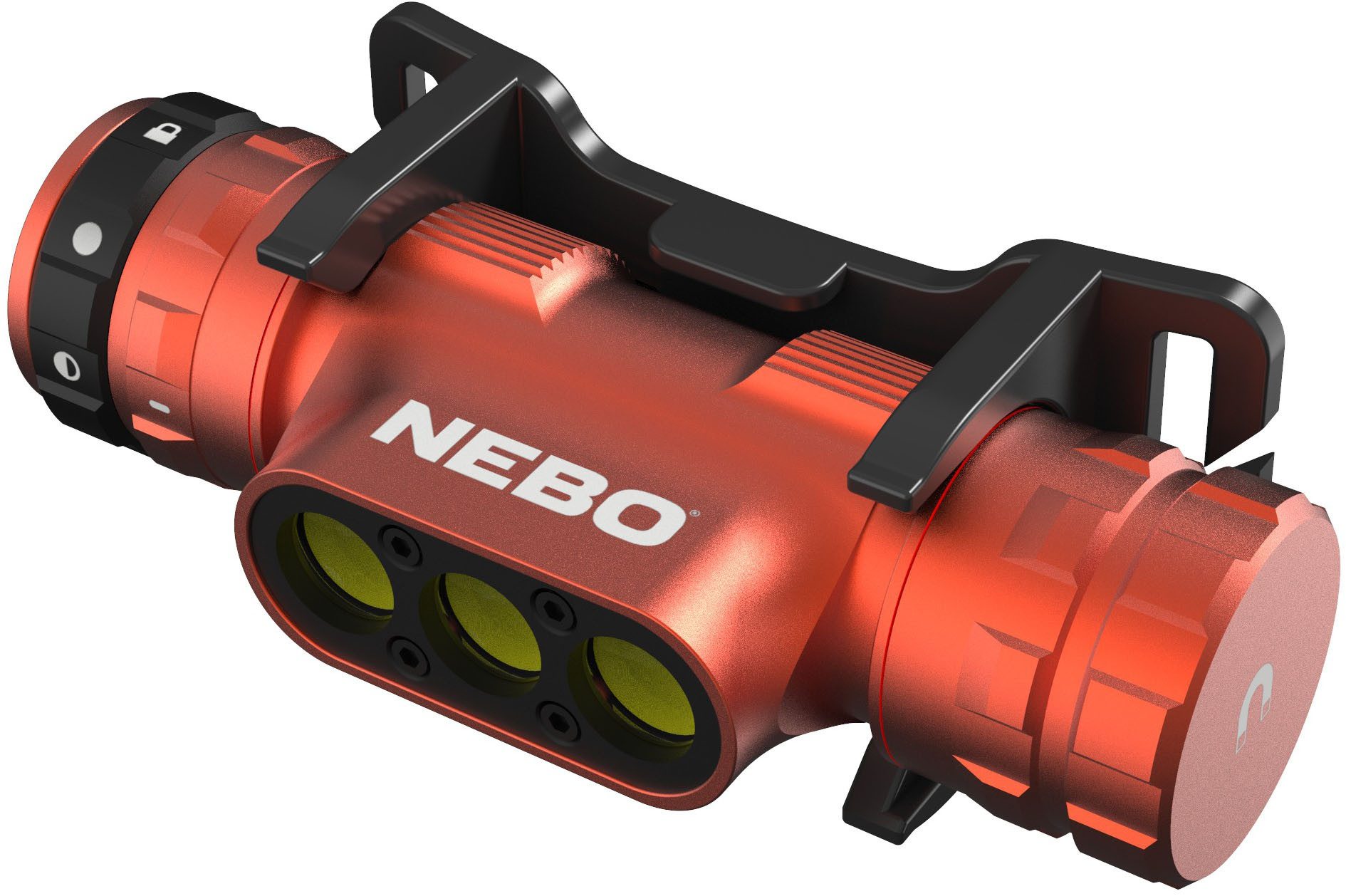 NEBO LED Taschenlampe Nebo Master Series HL1000 (Set, 3-St., Taschenlampe inkl. Ladekabel, Stirnband)