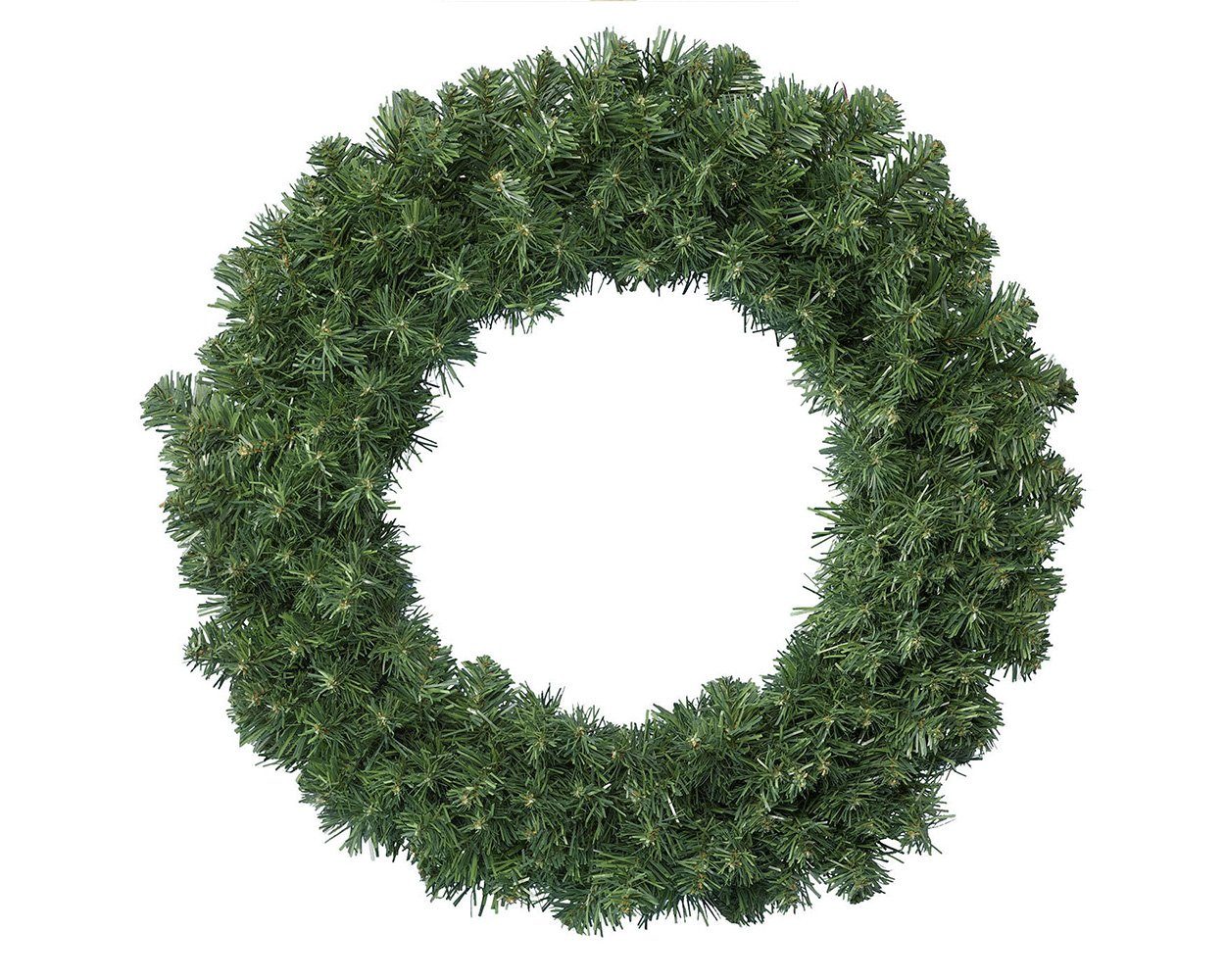 Kaemingk Adventskranz, Tannenkranz 50cm künstlich Indoor & Outdoor grün