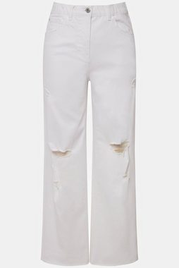 Studio Untold 5-Pocket-Jeans Jeans Wide Legs Destroyed High Waist 5-Pocket