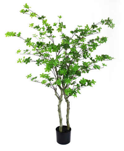 Kunstbaum künstliche Pflanze Japanische Bellflower, Arnusa, Höhe 135 cm, fertig im Topf