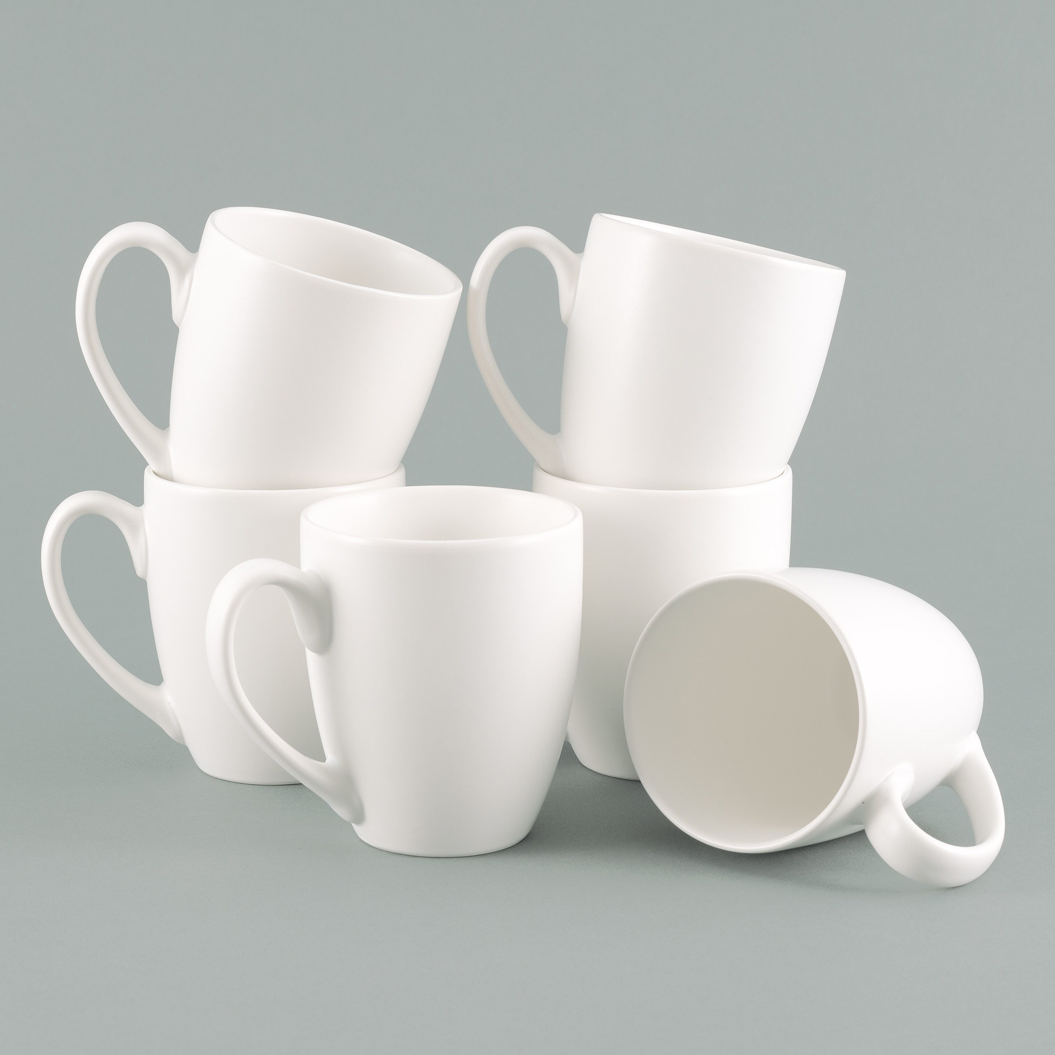Hanseküche Tasse Kaffeebecher Set aus hochwertiger Keramik, Keramik, Optimales Volumen, Modernes Design