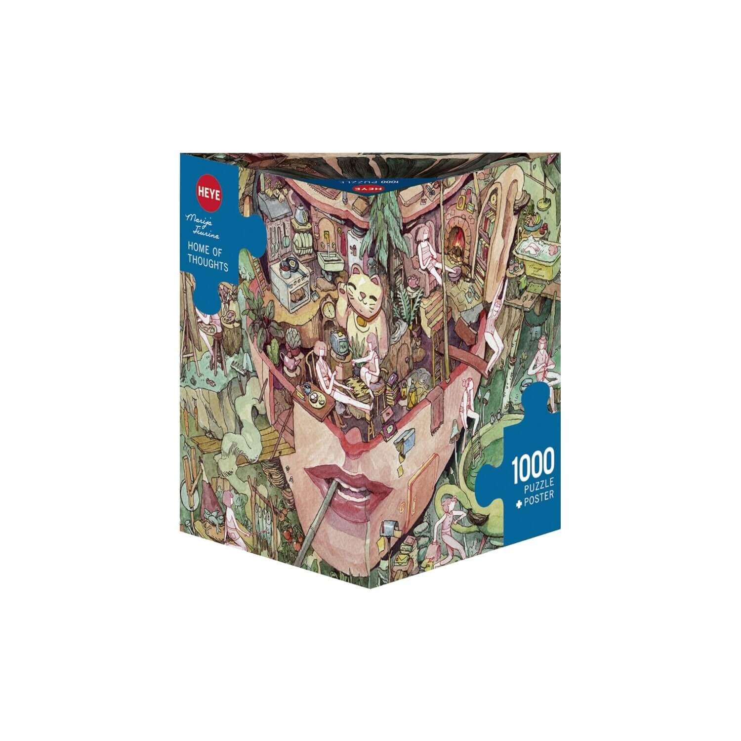 HEYE Puzzle Homes of Thoughts, 1000 Puzzleteile