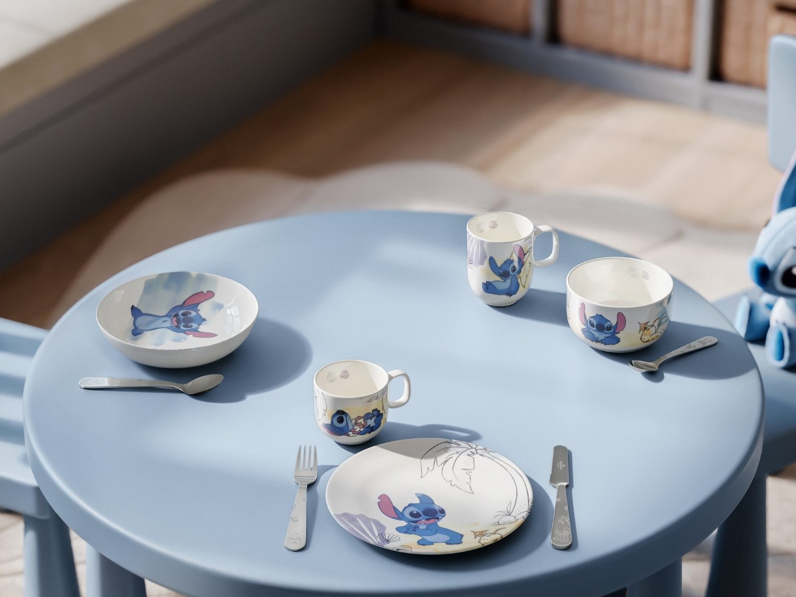 Villeroy & Boch Suppenteller Disney Stitch Kinder-Suppenteller weiß 18,5cm