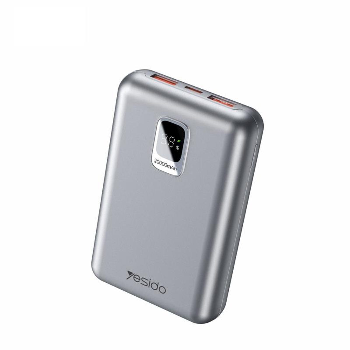 Yesido yesido Powerbank YP47 20 000 mAh 22,5W + PD 20W LED Silber Powerbank